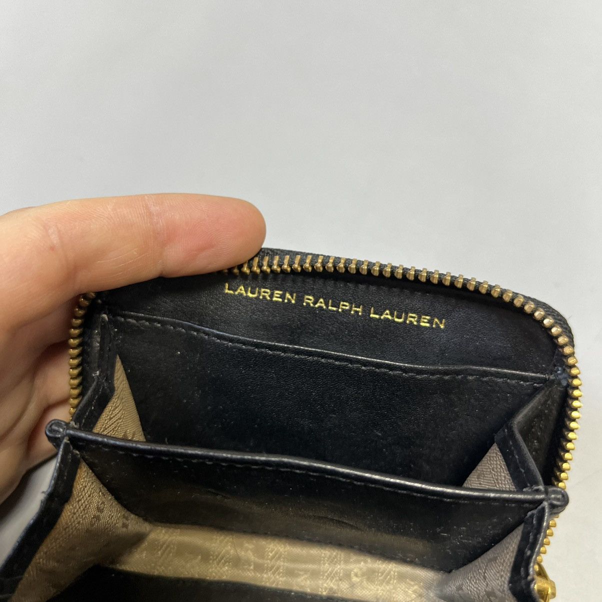 Ralph Lauren Ralph Lauren Leather Wallet Black Size ONE SIZE - 19 Thumbnail