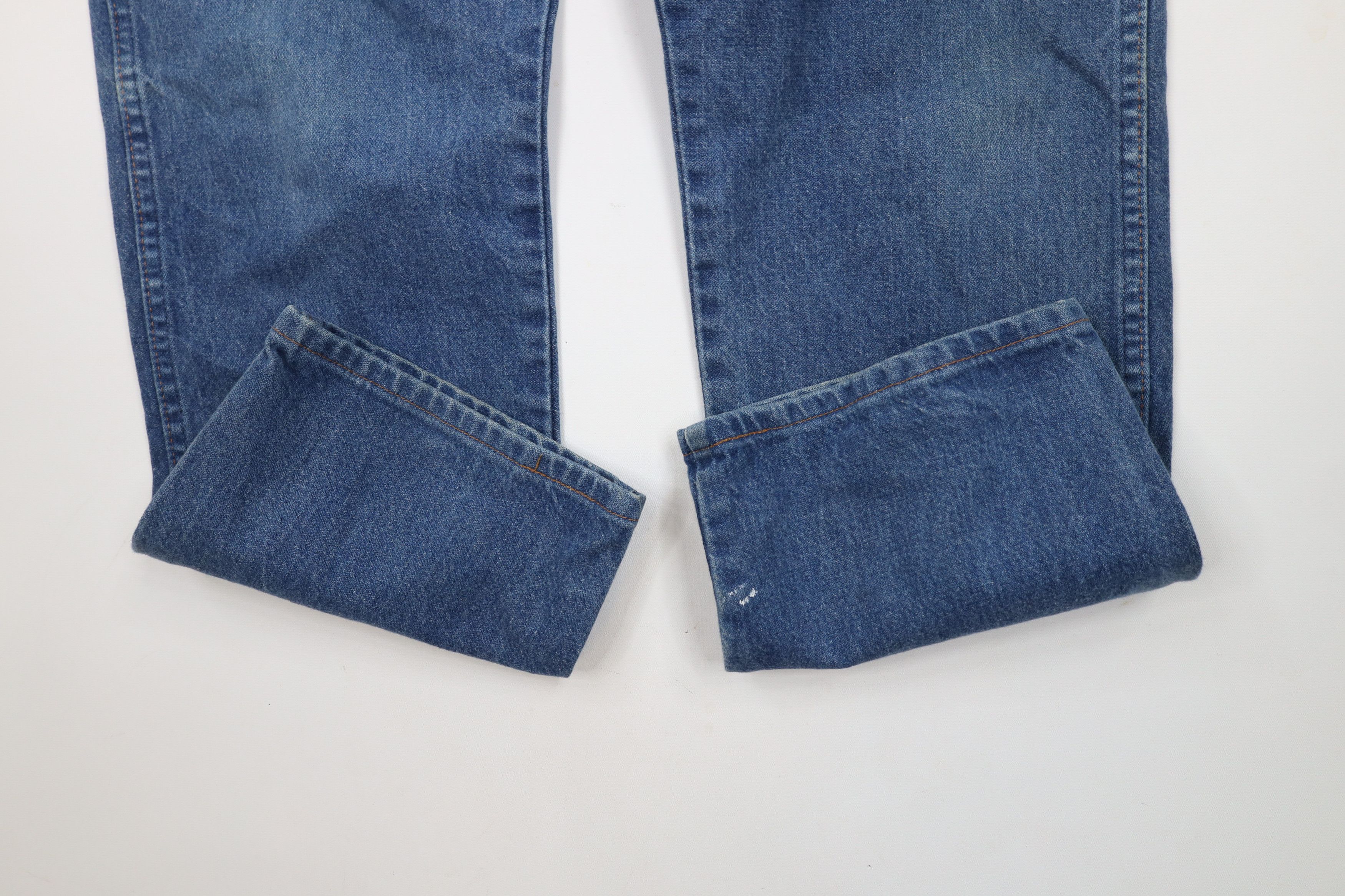 Vintage × Wrangler Vintage 90s Wrangler Leg Western Denim Jeans USA Blue Size US 34 / EU 50 - 5 Thumbnail