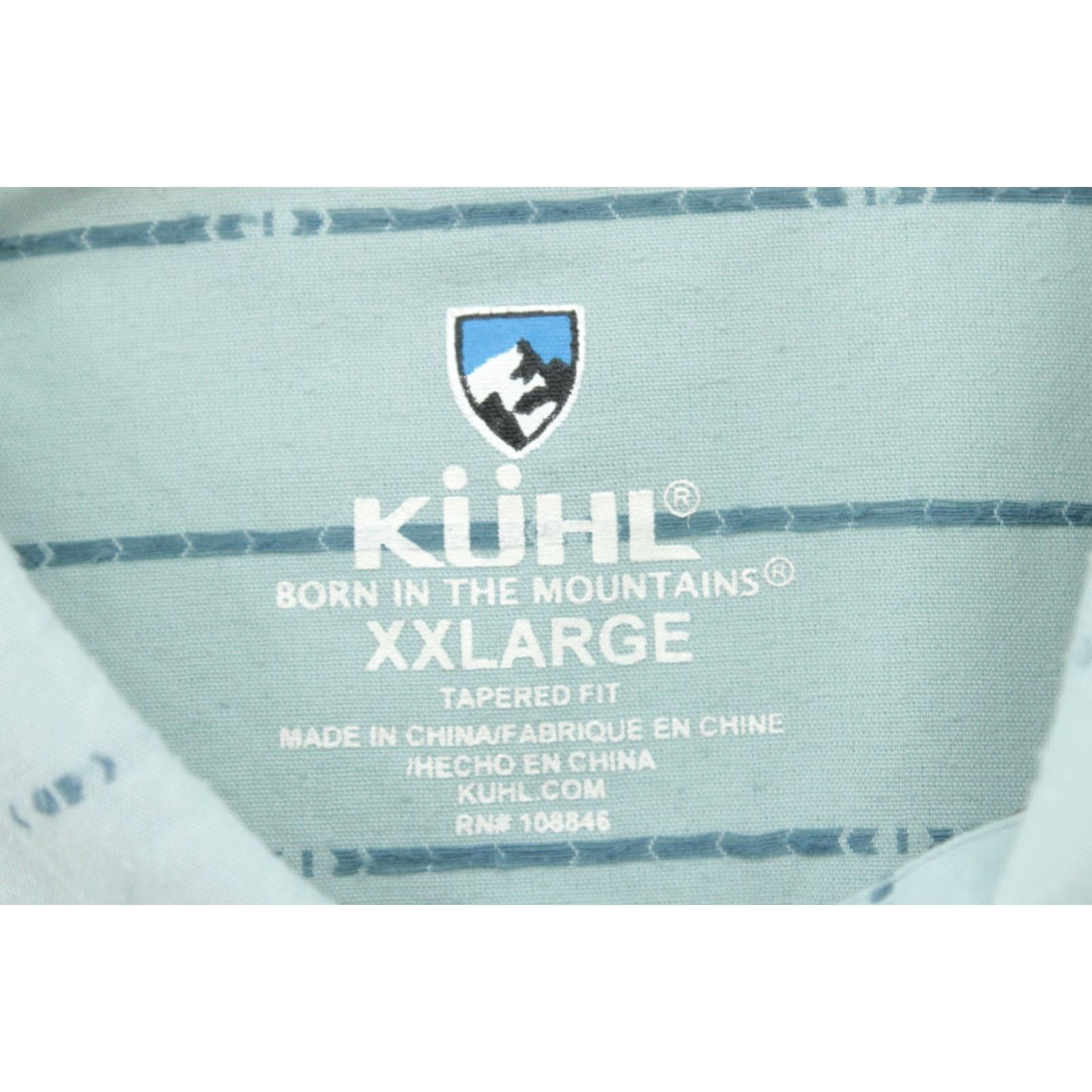 Vintage Kuhl Intrepid Shirt Mens 2XL Green Short Sleeve Tapered Fit Hiking Outdoor #7567 Size US XXL / EU 58 / 5 - 3 Thumbnail