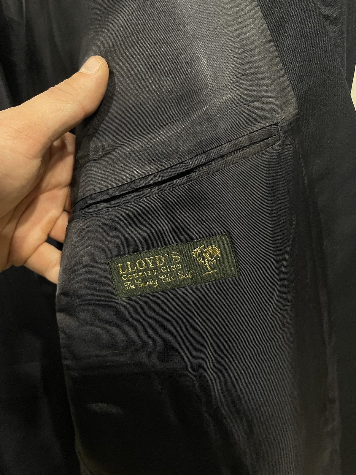 Vintage Lloyd’s Country Club Double-Breasted Blazer Pure New Wool 46 Size 46L - 5 Thumbnail