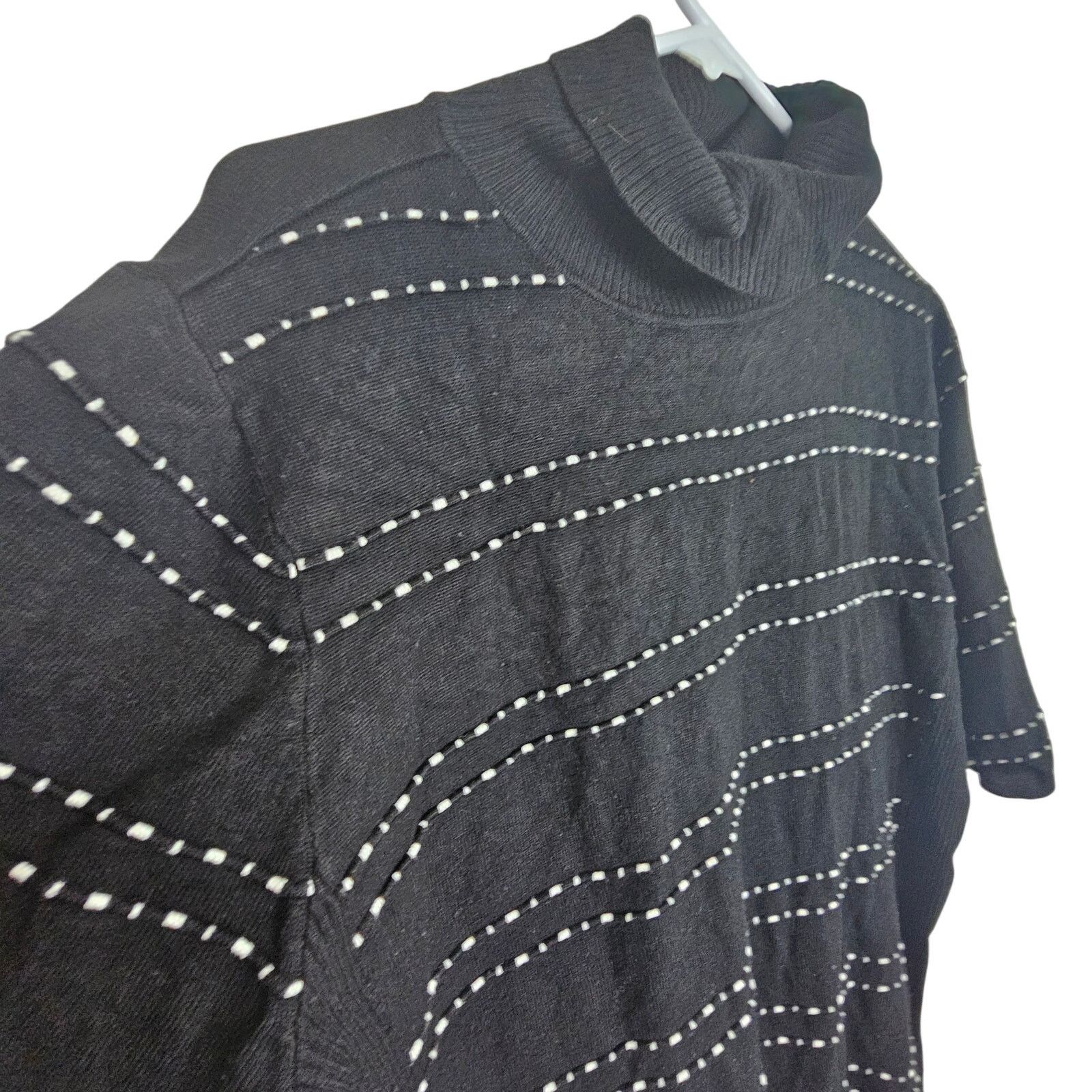 White House Black Market White House Black Market Striped Turtleneck Sweater Sz XL Size XL / US 12-14 / IT 48-50 - 5 Thumbnail