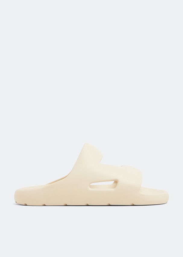 Bottega Veneta o1w1db10724 Band Slides in Ivory Size US 5.5 / EU 38 - 1 Thumbnail