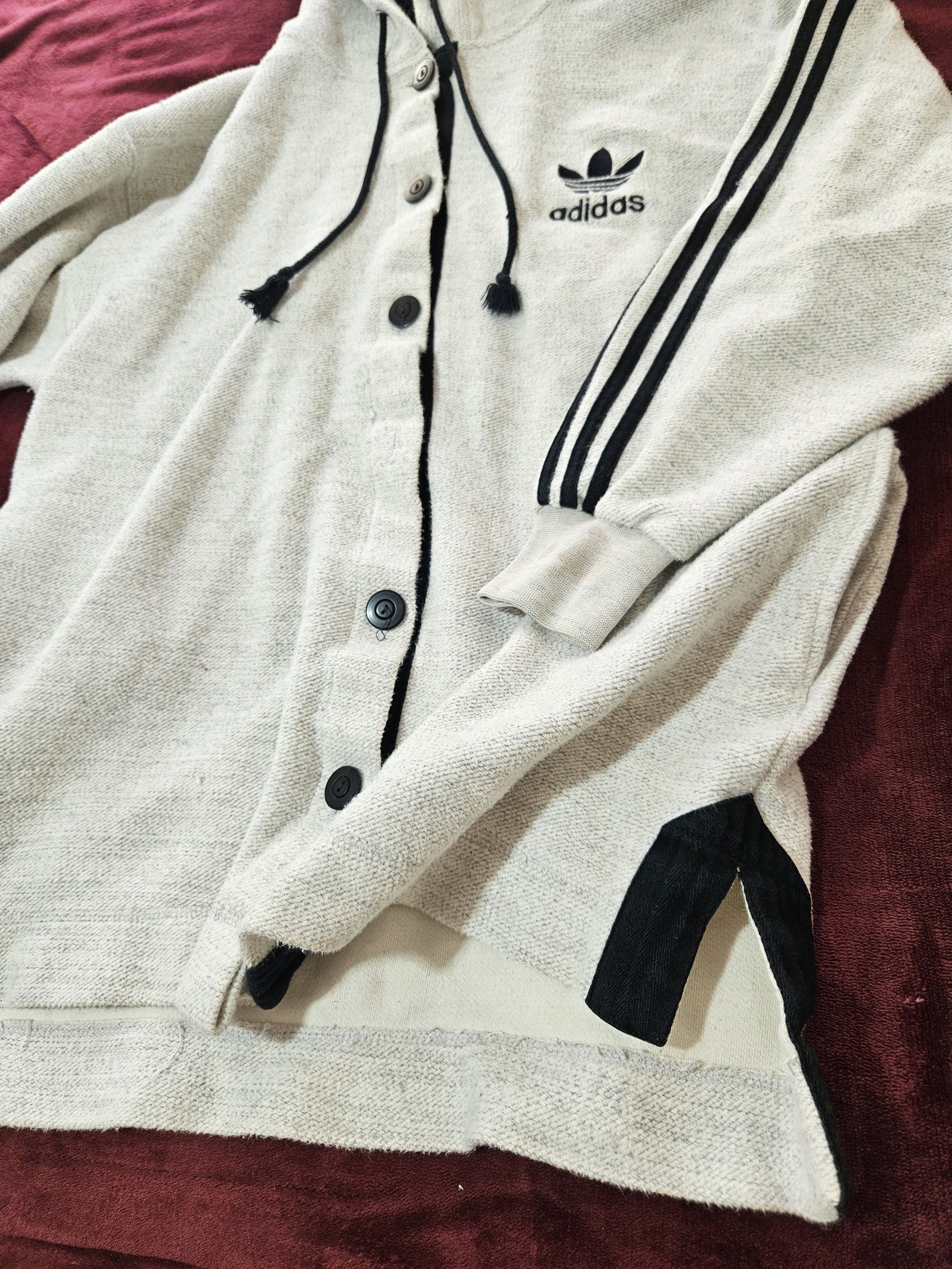 Adidas 90s Adidas Cardigan Hoodie Jacket Mens M Sweater Button Up Size US M / EU 48-50 / 2 - 5 Thumbnail