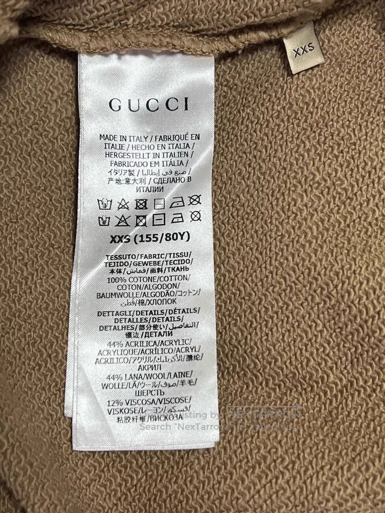 Other Gucci Brown sweatshirt Size XXS / US 00 / IT 34 - 7 Thumbnail