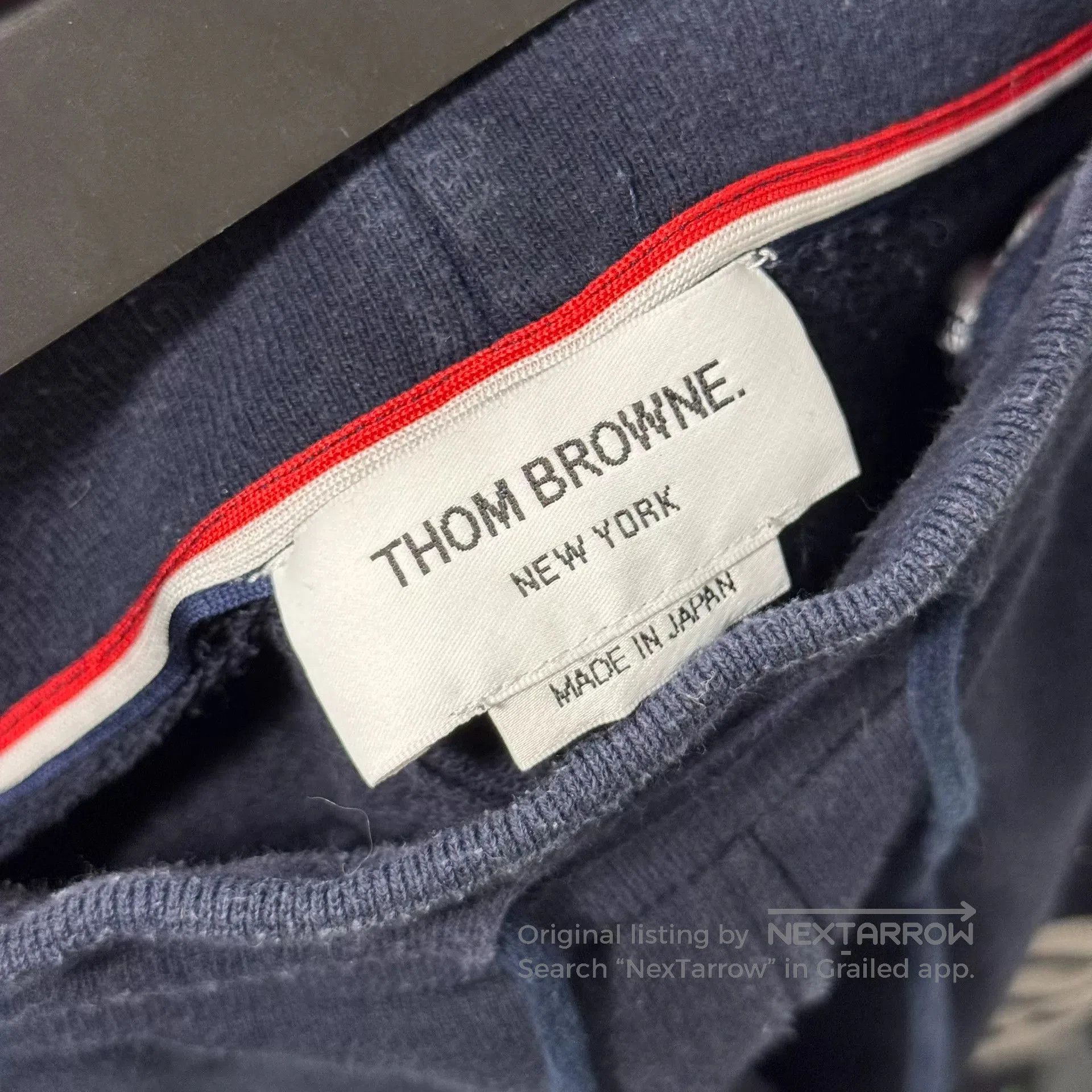 Thom Browne Thom Browne Navy Sweatpants Size 3. Size US 30 / EU 46 - 4 Thumbnail