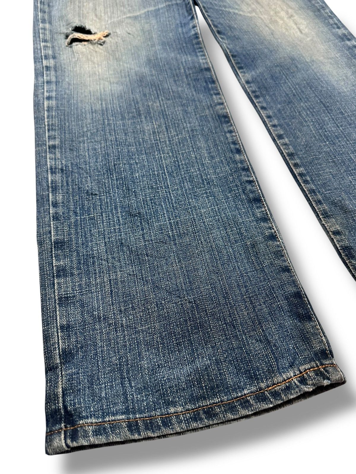 Edwin Vintage EDWIN Distressed Japan Denim With Faded Wash Size US 32 / EU 48 - 15 Thumbnail