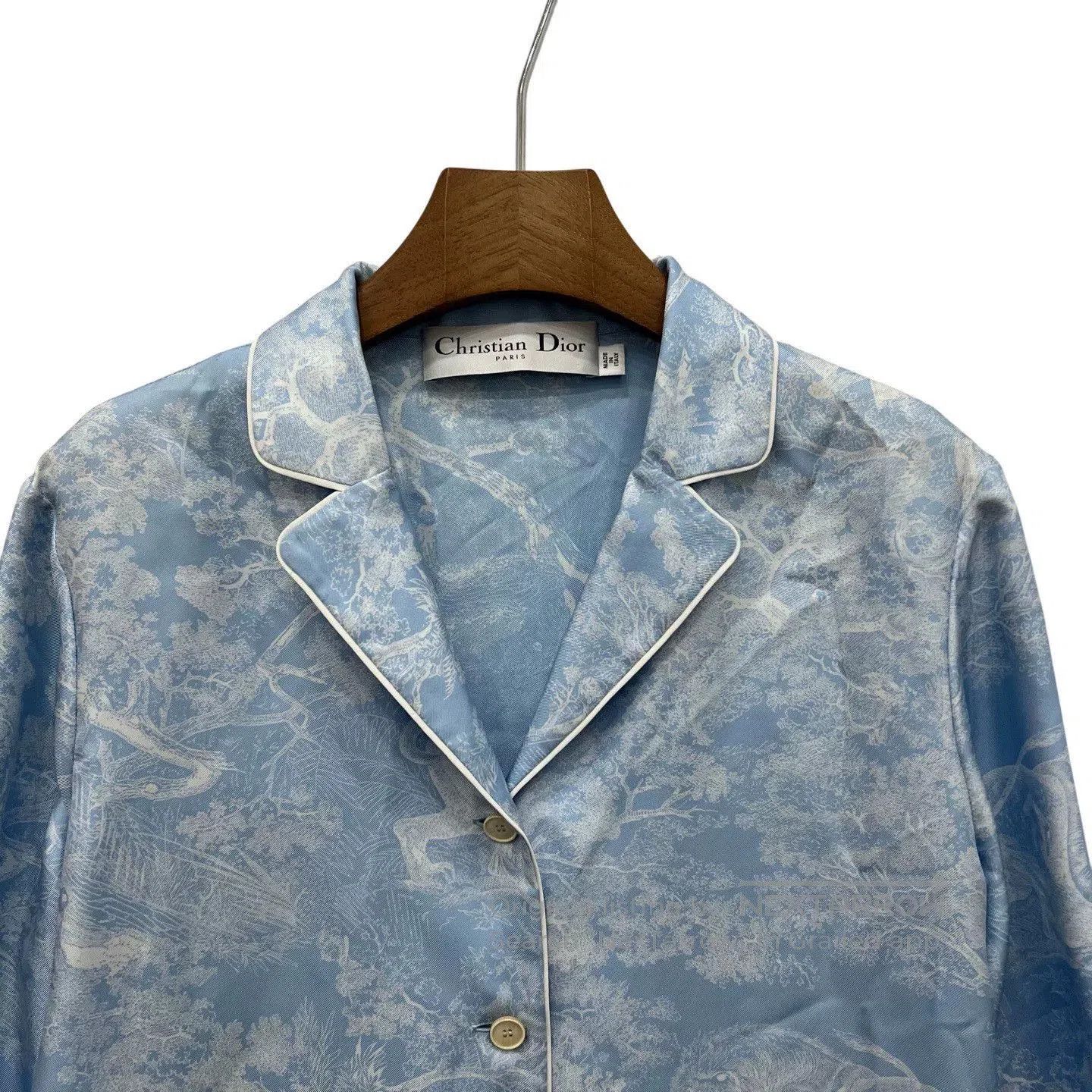 Dior Dior Zoo Silk Shirt. Size US XXS / EU 40 - 3 Thumbnail