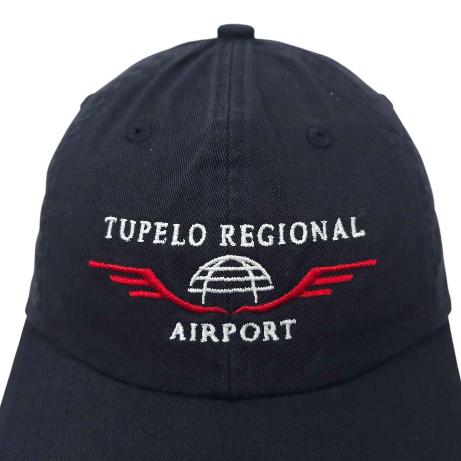 Port Authority Tupelo Regional Airport Strapback Cap Embroidered Logo Hat Size ONE SIZE - 7 Thumbnail