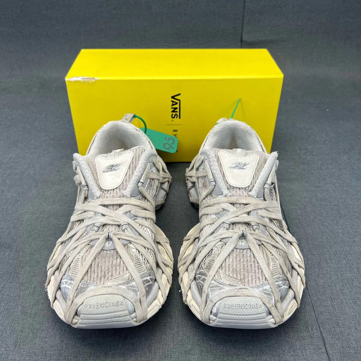 Balenciaga Balenciaga 3XL Crazy Strap Gray EU42 New Size US 9 / EU 42 - 4 Thumbnail