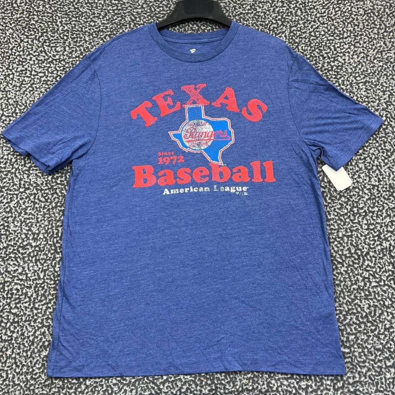 Other Texas Rangers Shirt Men Blue Short Sleeve Crew Neck New L Size US L / EU 52-54 / 3 - 1 Thumbnail