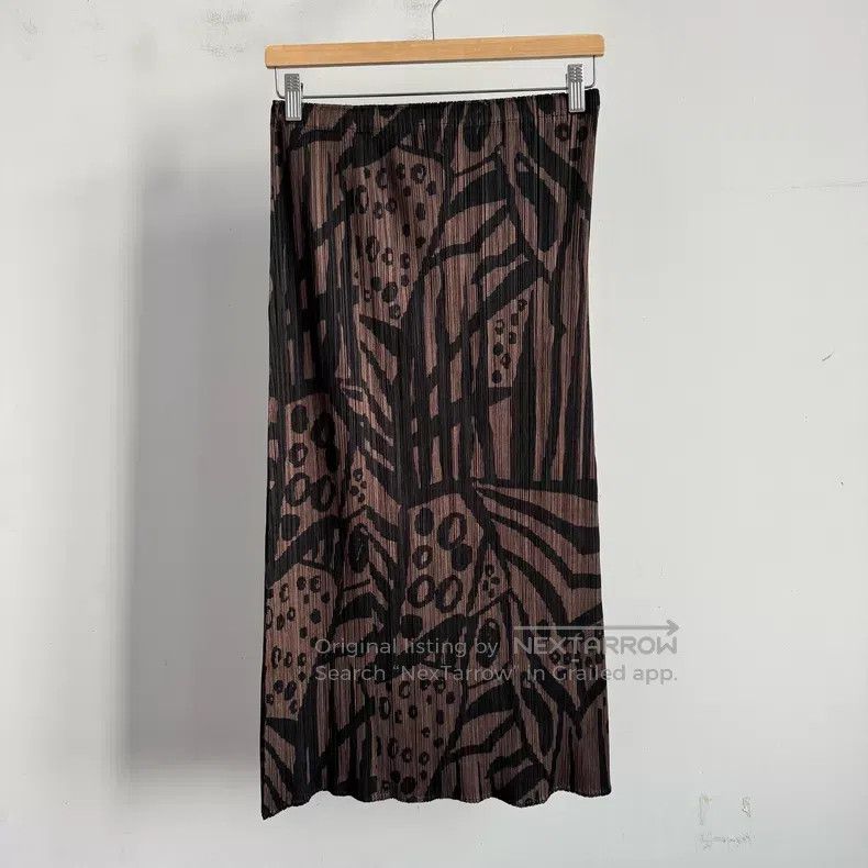 Issey Miyake Issey Miyake Brown Skirt Size 26" / US 2 / IT 38 - 1 Thumbnail