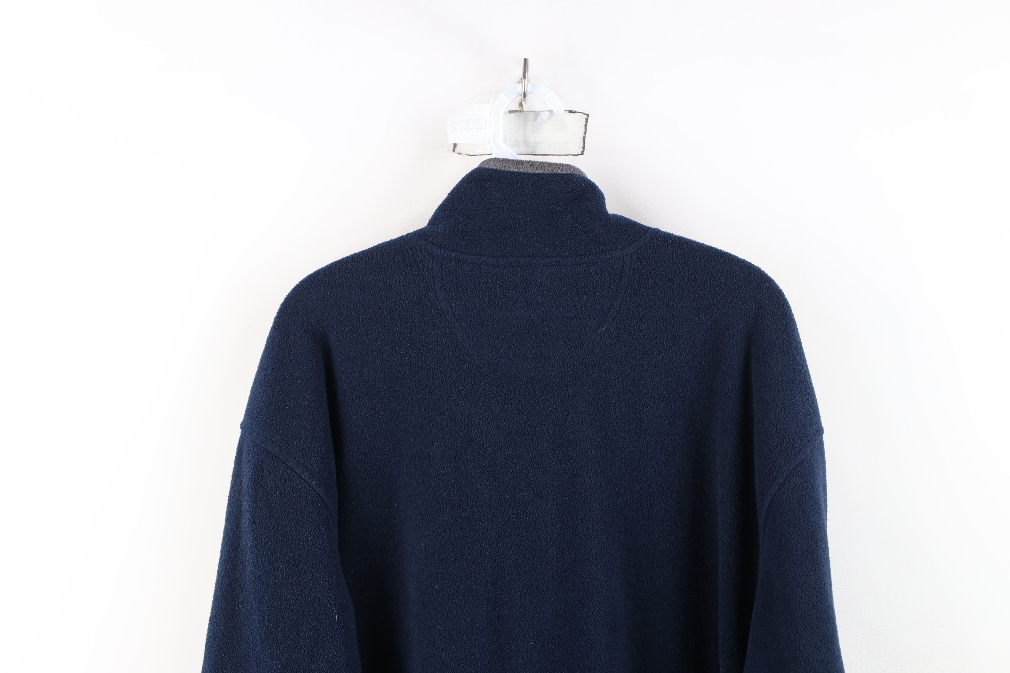 Gap Vintage 90s Y2K Gap Half Zip Fleece Pullover Sweater Blue Size US L / EU 52-54 / 3 - 13 Thumbnail