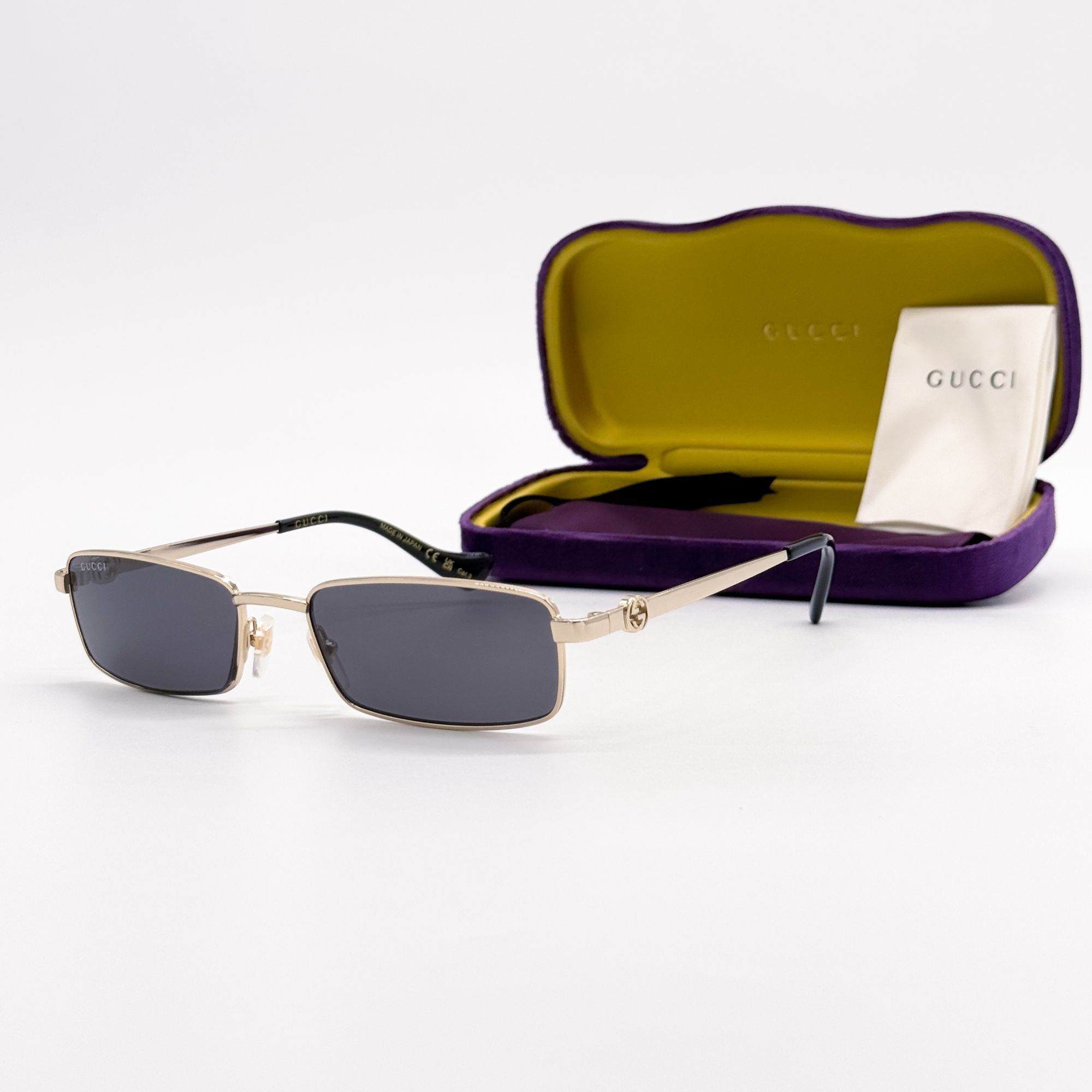 Gucci NEW Gucci Sunglasses GG1315S 001 Black Grey Women  display picture 3