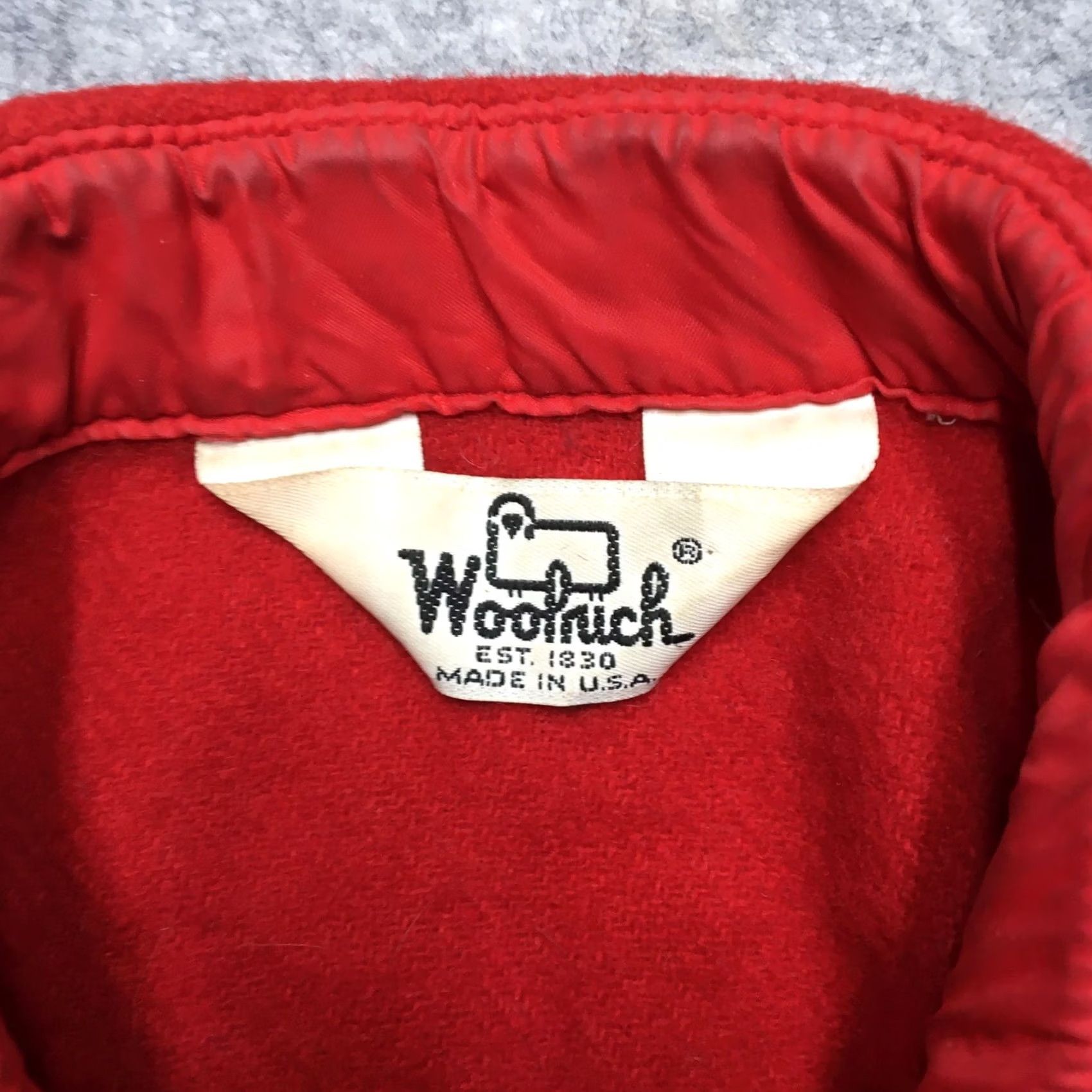 Vintage VINTAGE Woolrich Shirt Mens XL Red Wool Button Up Hunting Workwear Made USA Size US XL / EU 56 / 4 - 5 Thumbnail