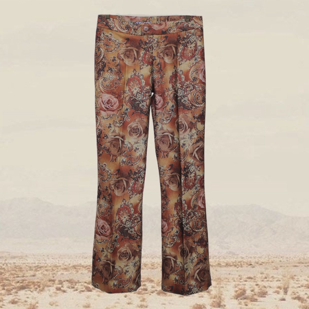 Other 🌹ROSES PAISLEY PANTS🌹 Size 27" / US 4 / IT 40 - 1 Thumbnail