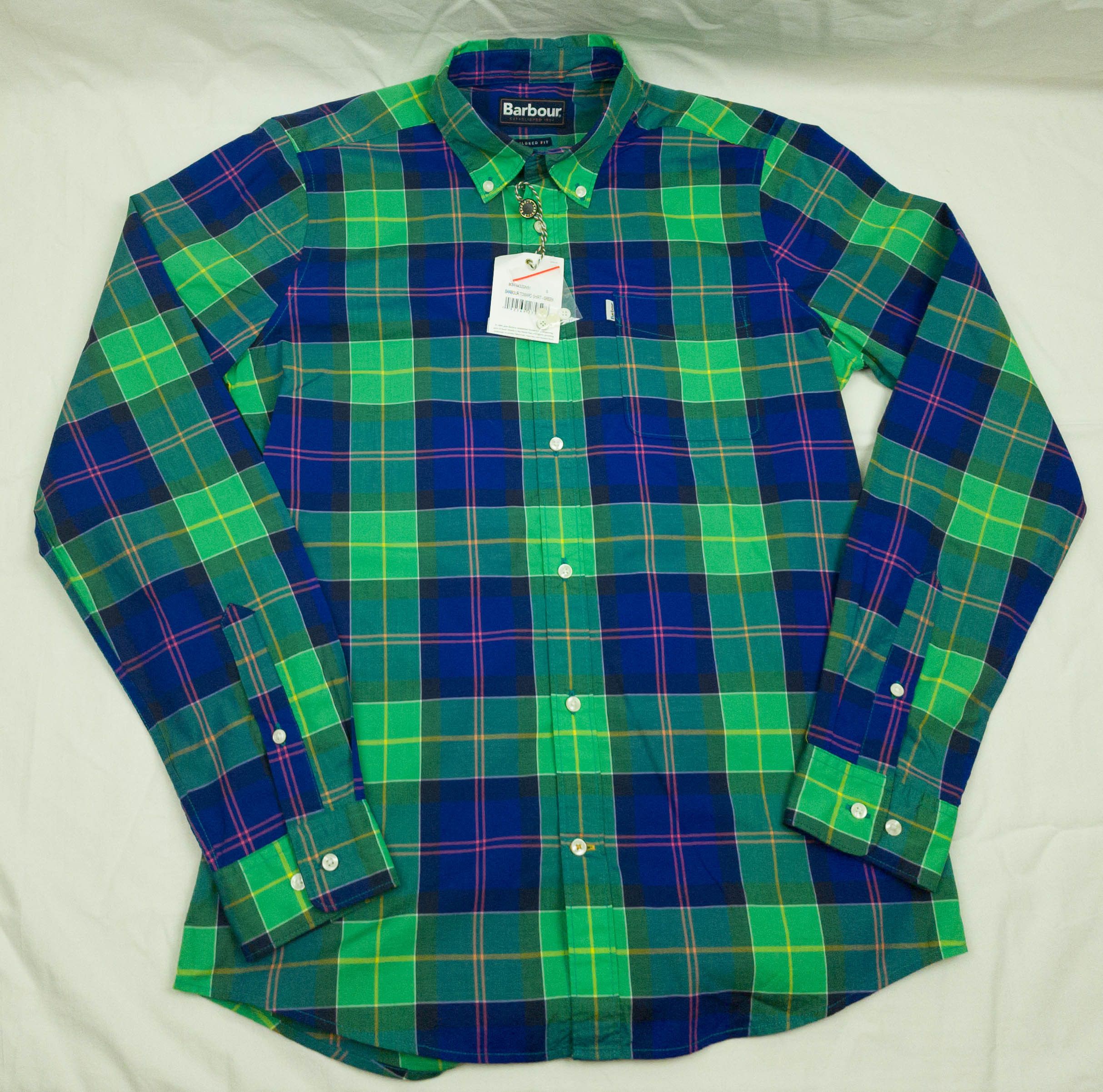 Barbour MENS BARBOUR SHIRT LONG SLEEVE COTTON SIZE S Size US S / EU 44-46 / 1 - 3 Thumbnail