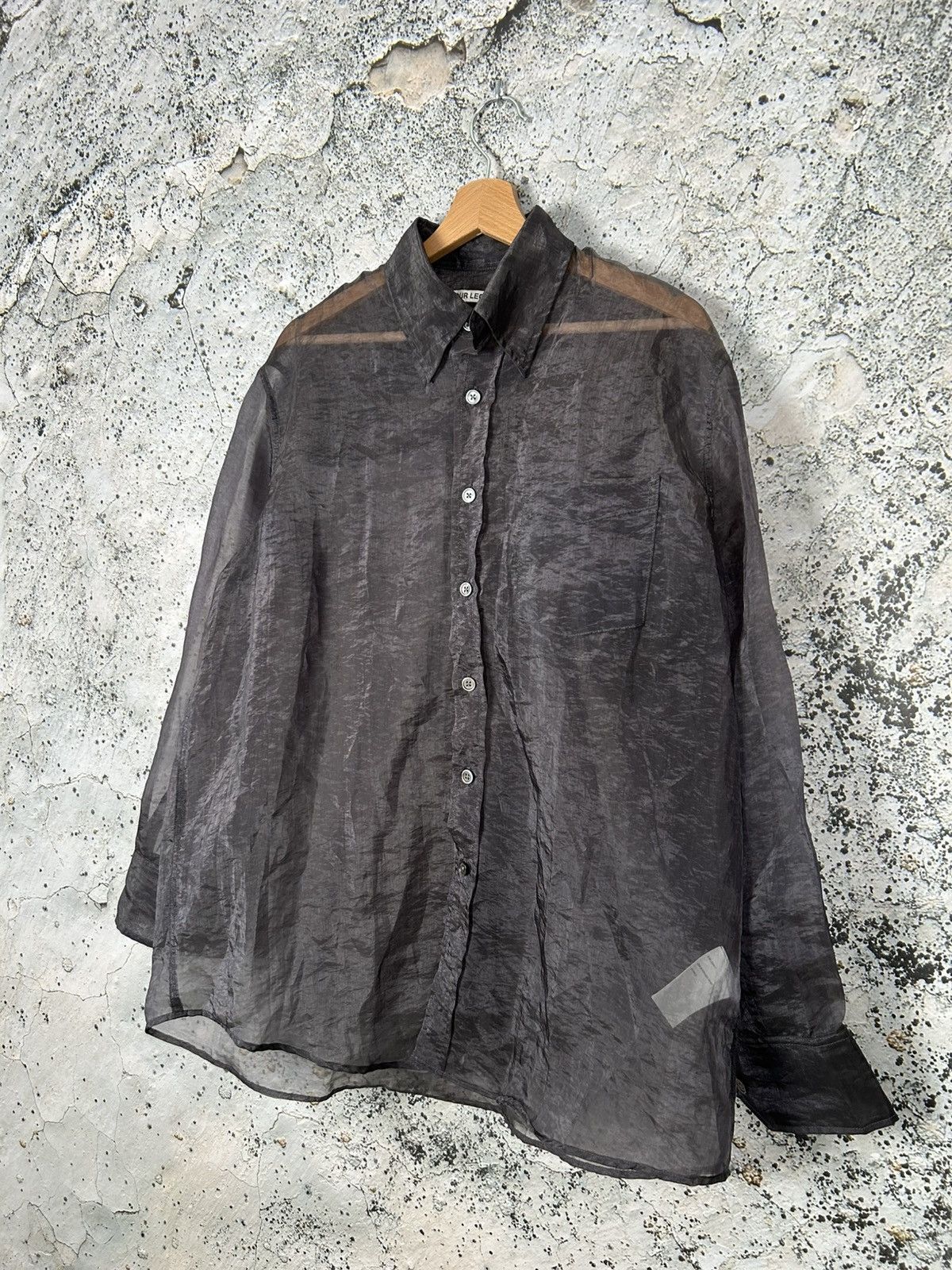 Our Legacy Our Legacy Less Borrowed Shirt Transparent Avantgarde Punk Size US XL / EU 56 / 4 - 2 Thumbnail