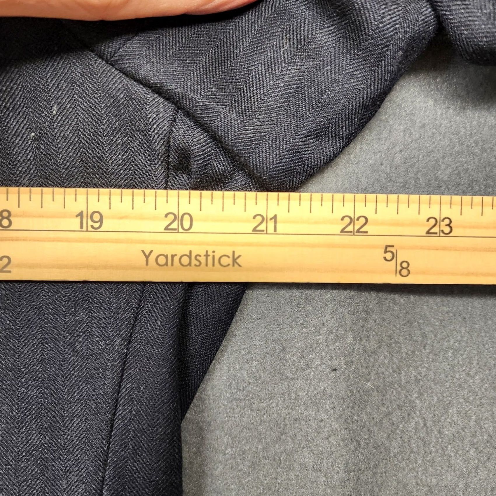 Jos. A. Bank Jos A. Bank Mens Suit Gordon Jacket 40L Pants 34x30 Pleated Navy Blue 100% Wool Size 40R - 5 Thumbnail