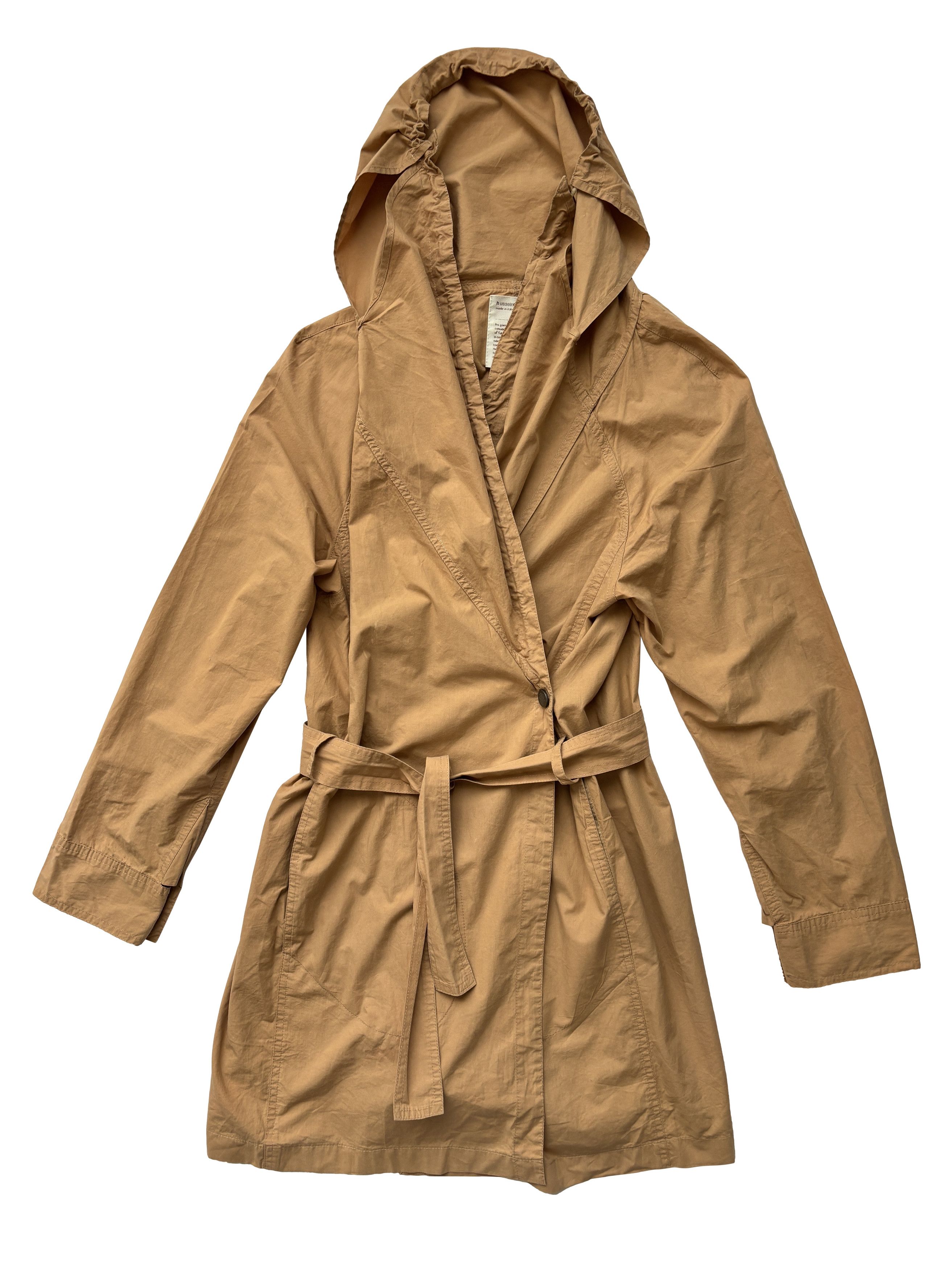 Hussein Chalayan ⚡️QUICK SALE⚡️Hussein Chalayan Beige Belted Cotton Coat Size M / US 6-8 / IT 42-44 - 3 Thumbnail