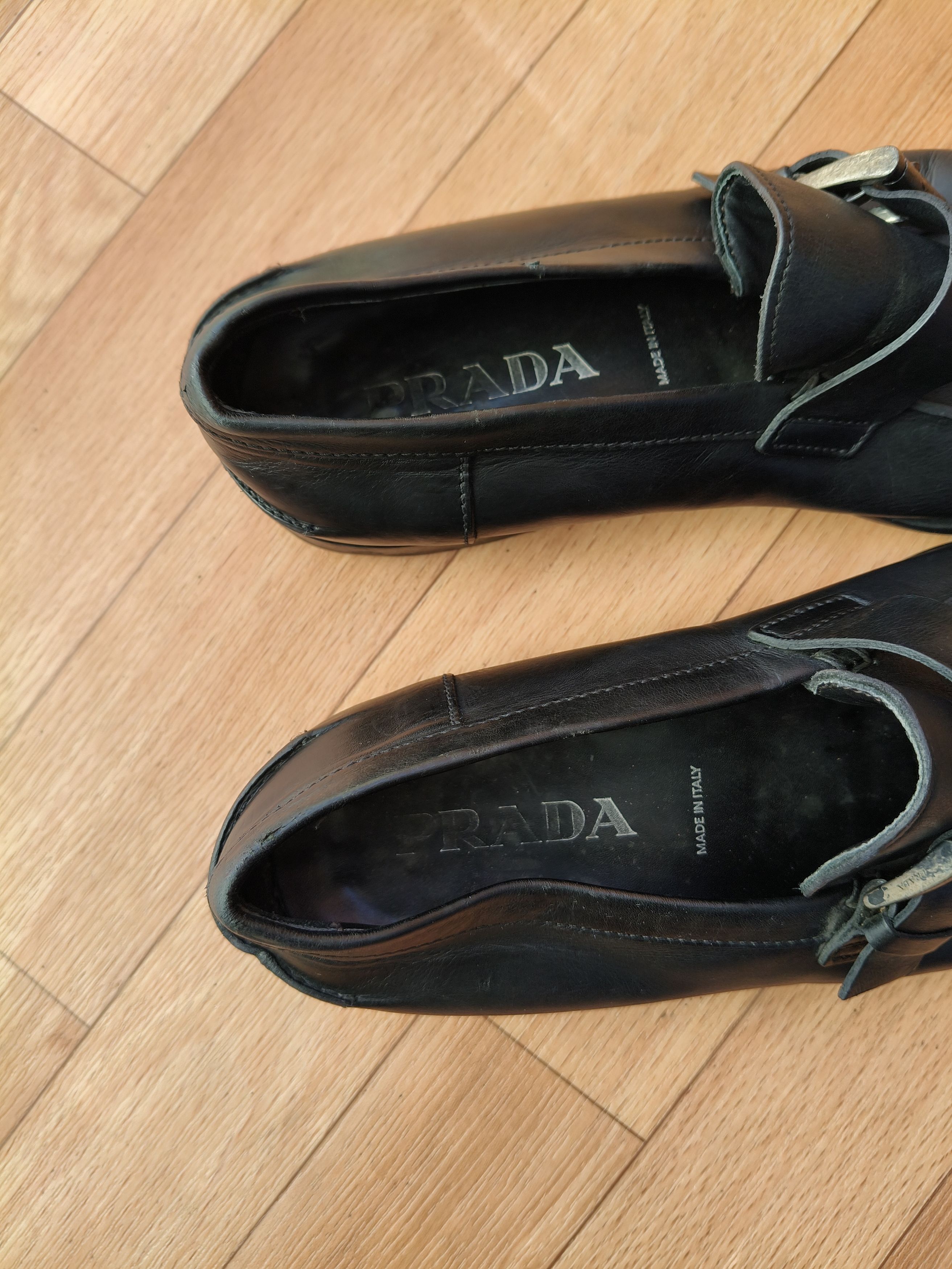 Prada Prada buckle strap derby Size US 8 / EU 41 - 19 Thumbnail