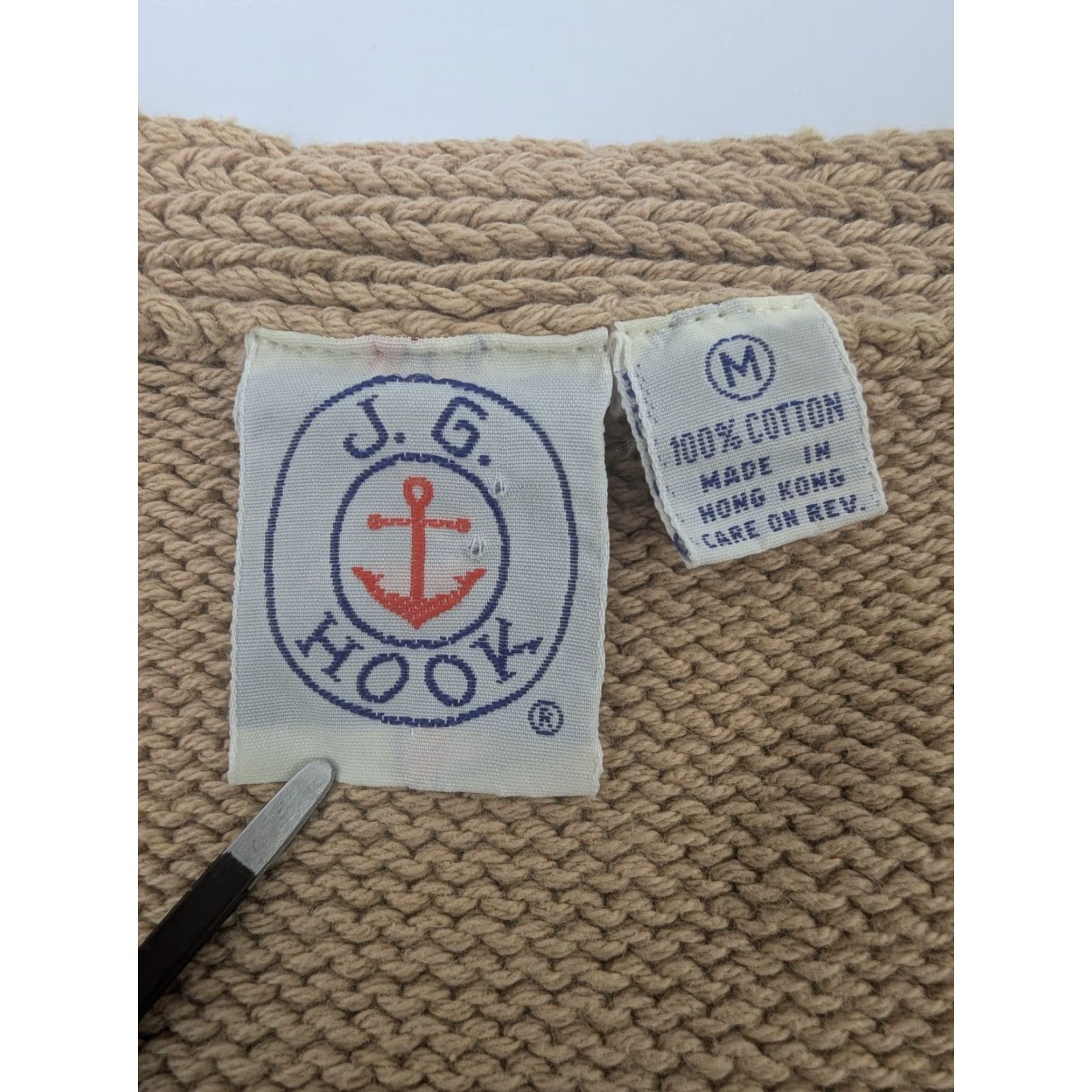 Vintage VINTAGE J.G. Hook Sweater Vest Womens M Beige Cable Knit Sleeveless Shirt? Size M / US 6-8 / IT 42-44 - 6 Thumbnail