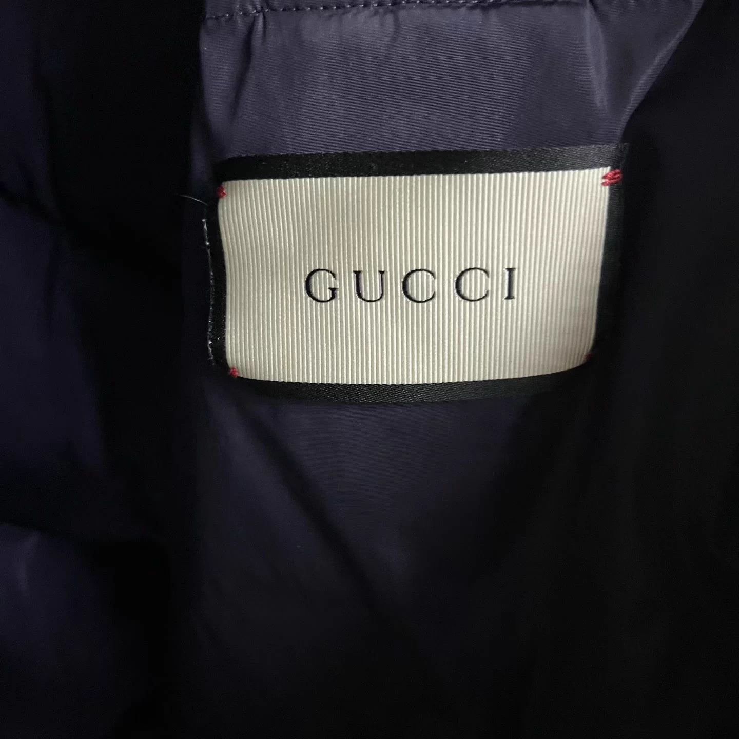 Gucci Gucci navy all-over print hooded down jacket 46 Size US S / EU 44-46 / 1 - 5 Thumbnail