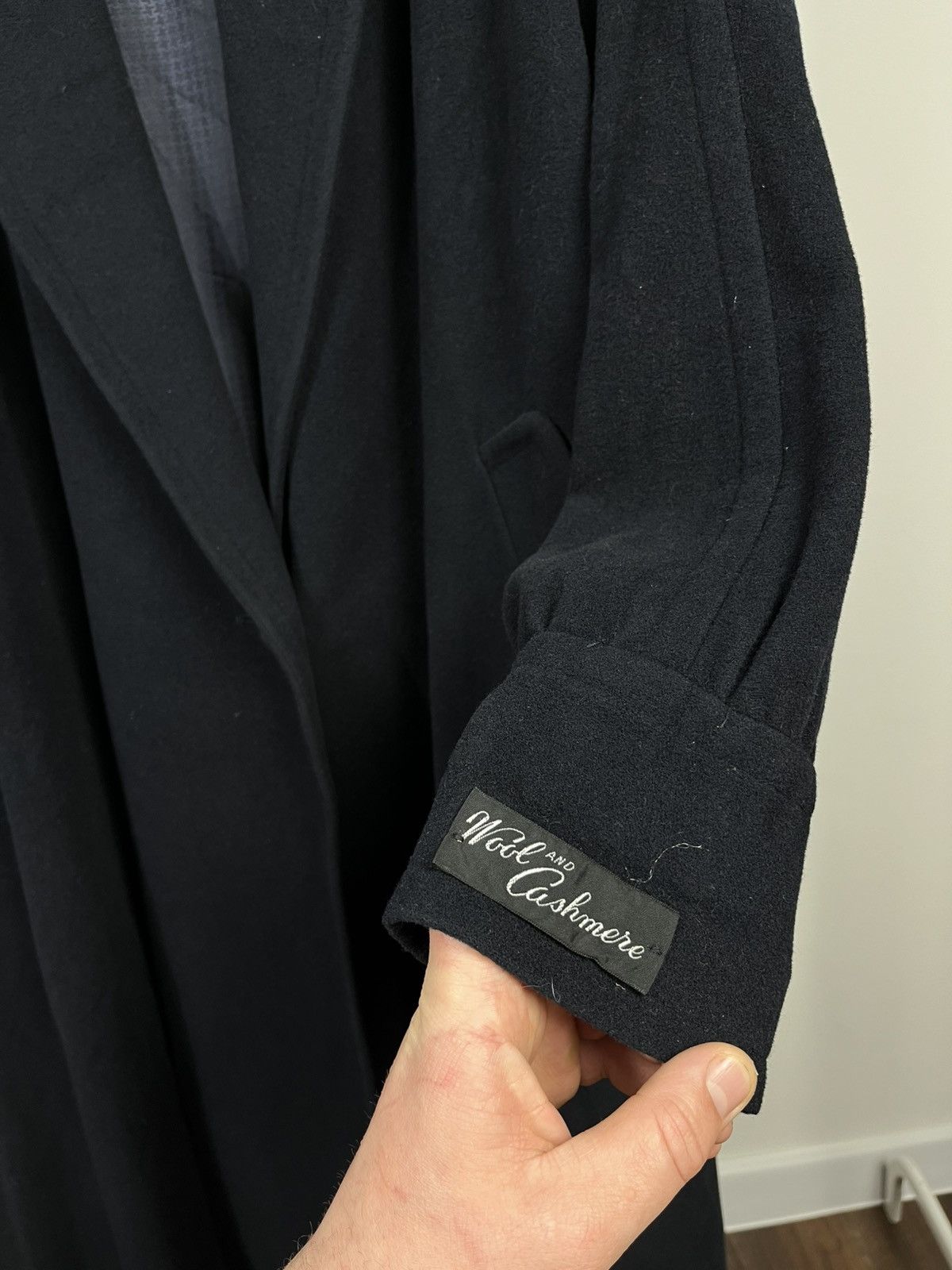 Other Vintage Women’s Wool Coat West Germany One Button Navy Size 3XL / US 20-22 - 5 Thumbnail