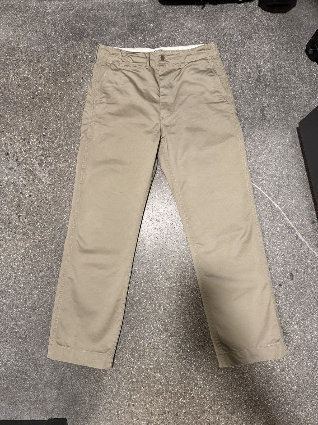 Buzz Rickson's BR40025 ORIGINAL SPEC. CHINO KHAKI Size US 31 - 1 Thumbnail