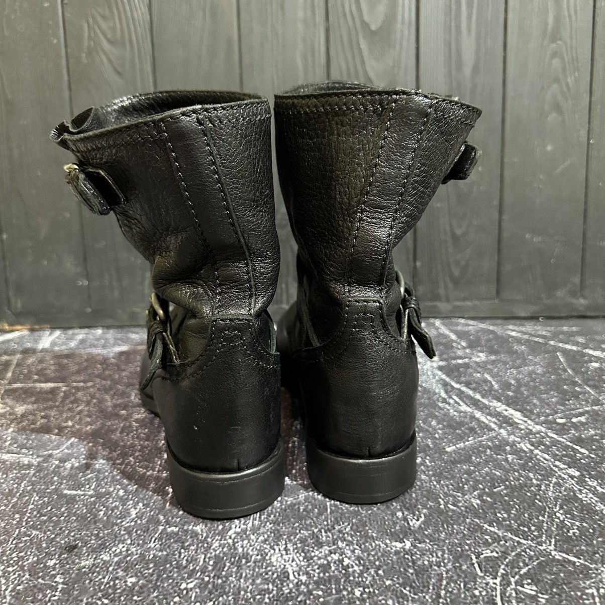 Prada PRADA Women’s Leather Black Biker Boots Size 39.5 Size US 9.5 / IT 39.5 - 8 Thumbnail