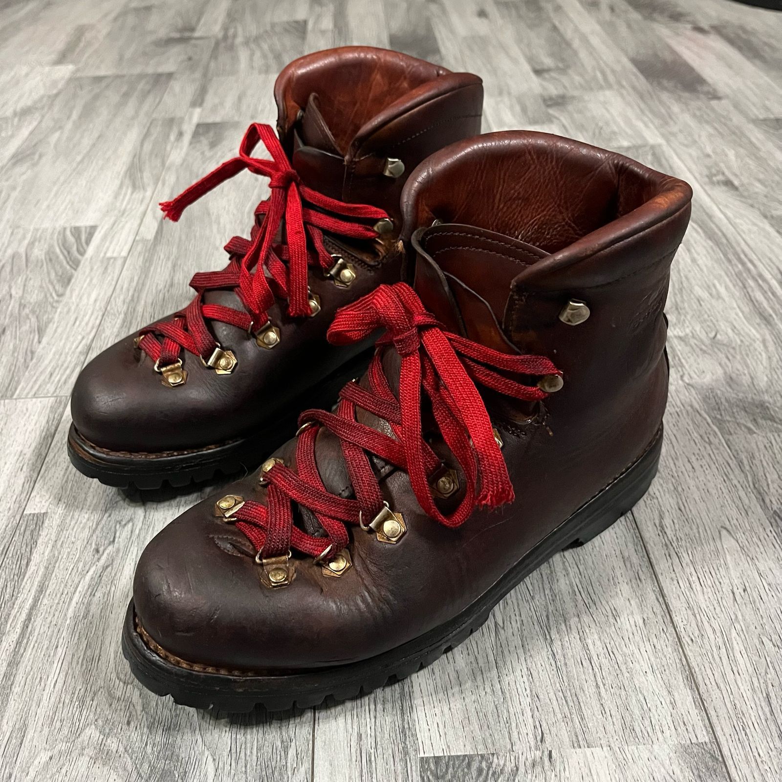 SKECHERS Plain Toe Brown Leather Lace Up Oxford Shoes Tom