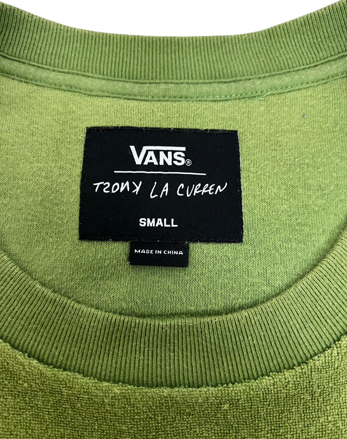 Vans Vintage Tony Alva Terry Cloth T-Shirt Lime Green Oversozed Size US M / EU 48-50 / 2 - 6 Thumbnail