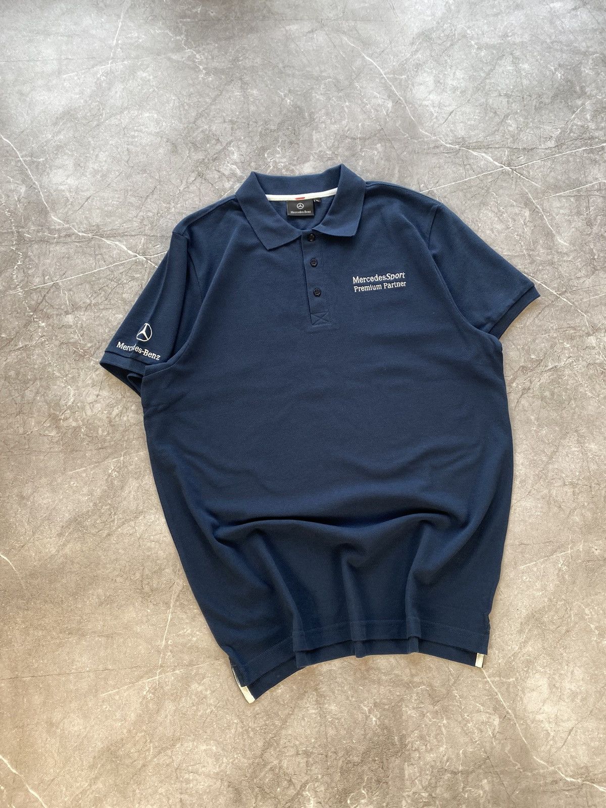 Mercedes-Benz Rare Mercedes Benz Sport Racing Polo Premium Partner Formula Size US XL / EU 56 / 4 - 1 Thumbnail
