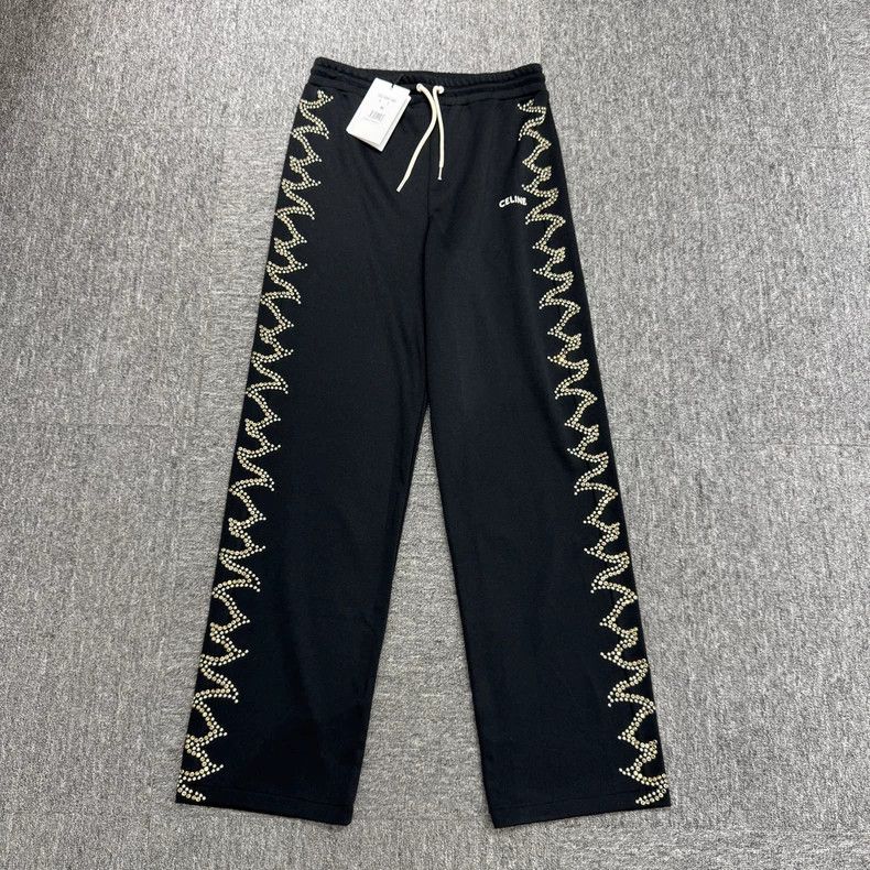 Celine Celine Studded Rhinestone Casual Pants Size US 30 / EU 46 - 1 Thumbnail