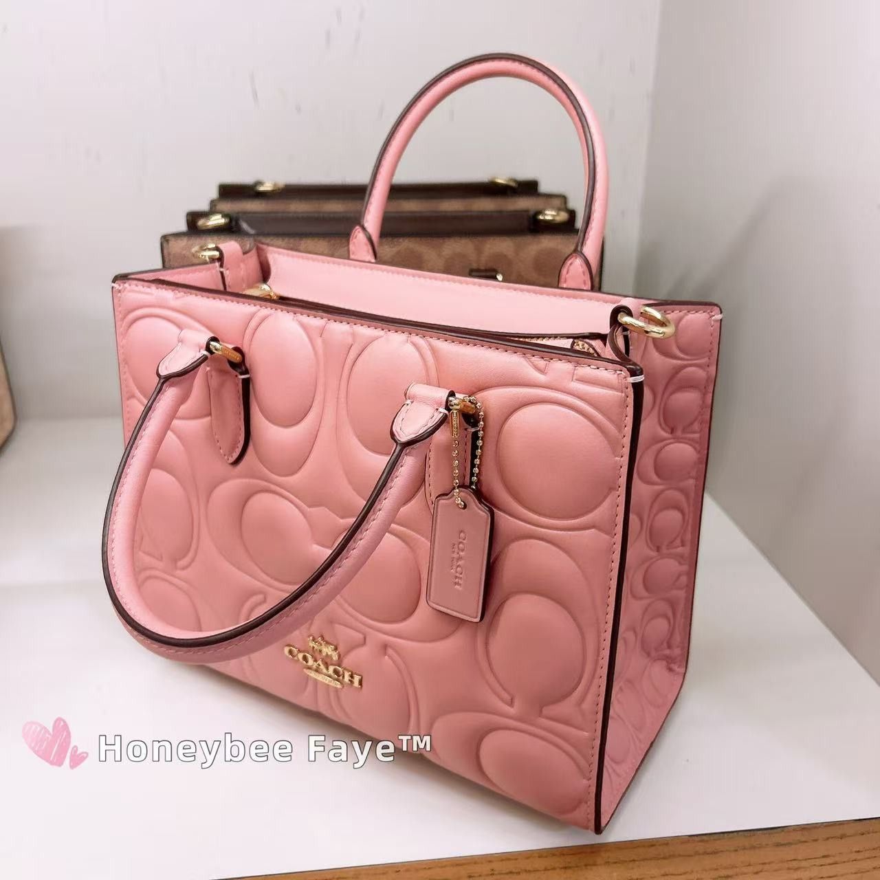 Coach Maggie Small Tote Bag In Signature Leather CY670 Size ONE SIZE - 4 Thumbnail