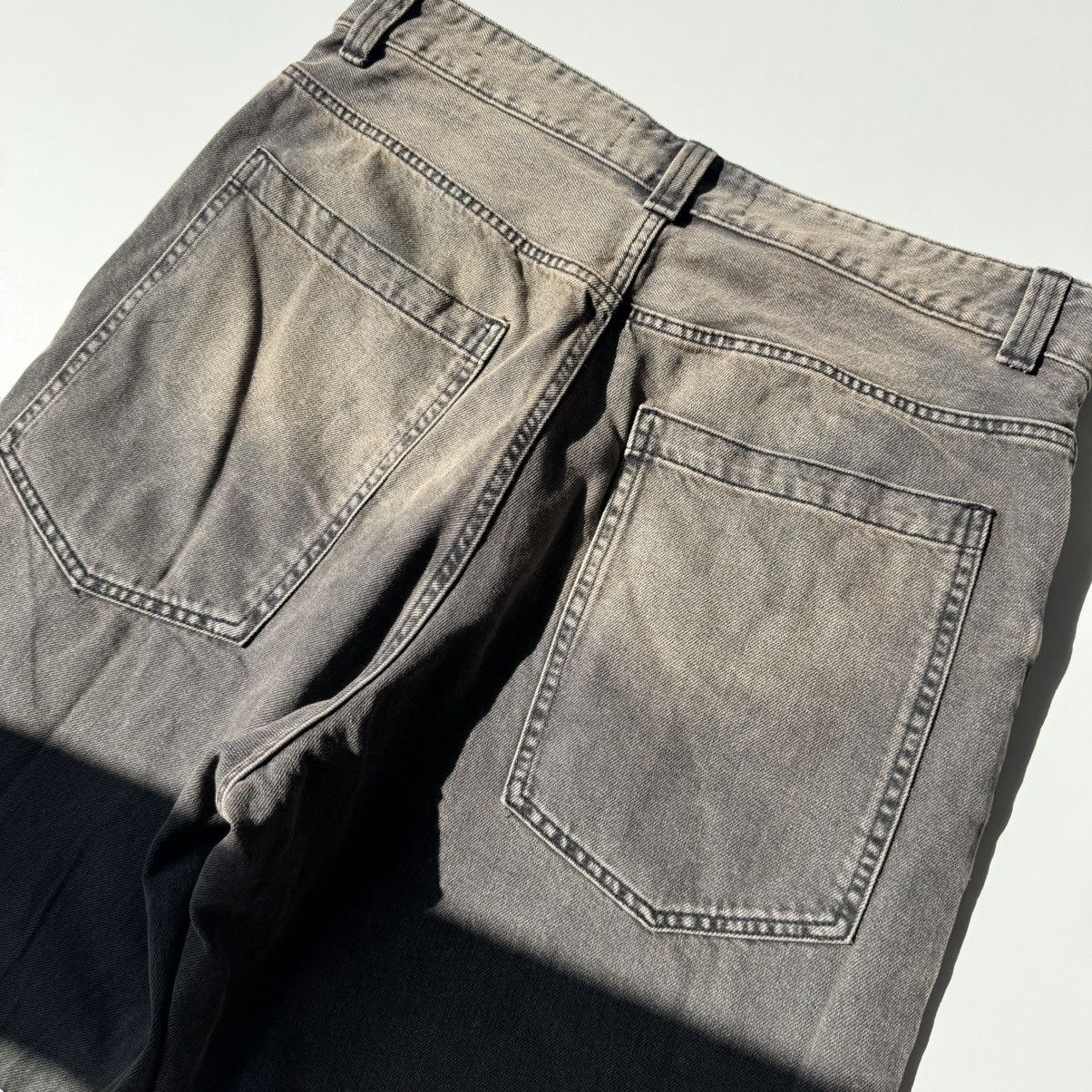 Acne Studios × Japanese Brand Washed and Faded Khaki Jorts Oversized baggy grunge Size US 35 - 6 Thumbnail