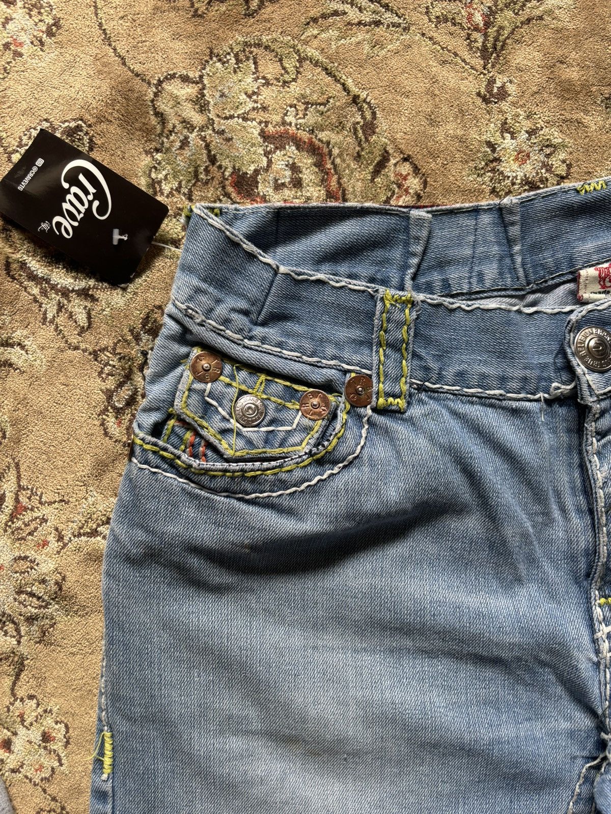 True Religion × Vintage True Religion Billy Supert Denim Jeans Size US 34 / EU 50 - 5 Thumbnail