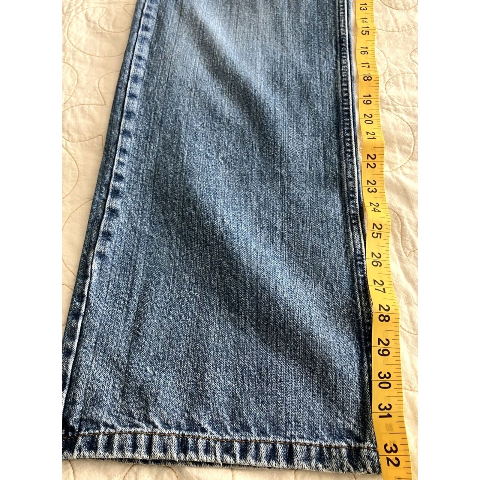 Vintage VINTAGE Tony Hawk Jeans Mens 34x32 Straight Blue Denim Cotton 5-Pocket Logo Band Punk Retro Rock 90s Mens Size US 34 / EU 50 - 6 Thumbnail