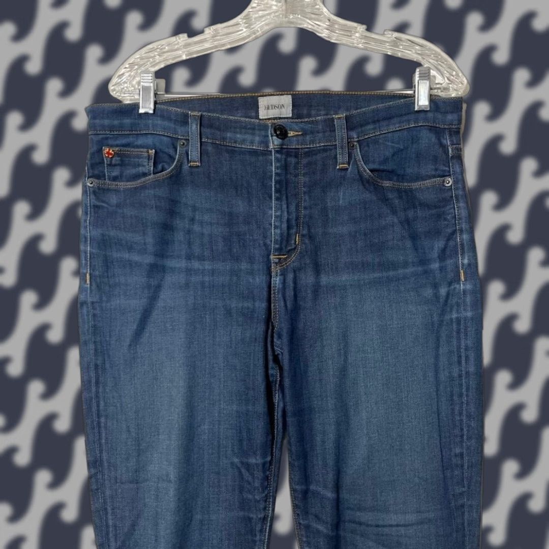 Hudson HUDSON Skinny Jeans Women Plus 32 Blue Dark Wash Slim Fit 5-Pocket Womens Manufactured by HUDSON 32? Size 24" / US 00 / IT 34 - 1 Thumbnail