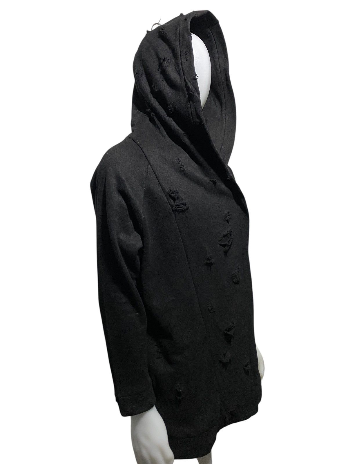 Kansai Yamamoto × Vintage y2k Kansai vkei destroyed asymmetric zip hoodie Size US L / EU 52-54 / 3 - 5 Thumbnail