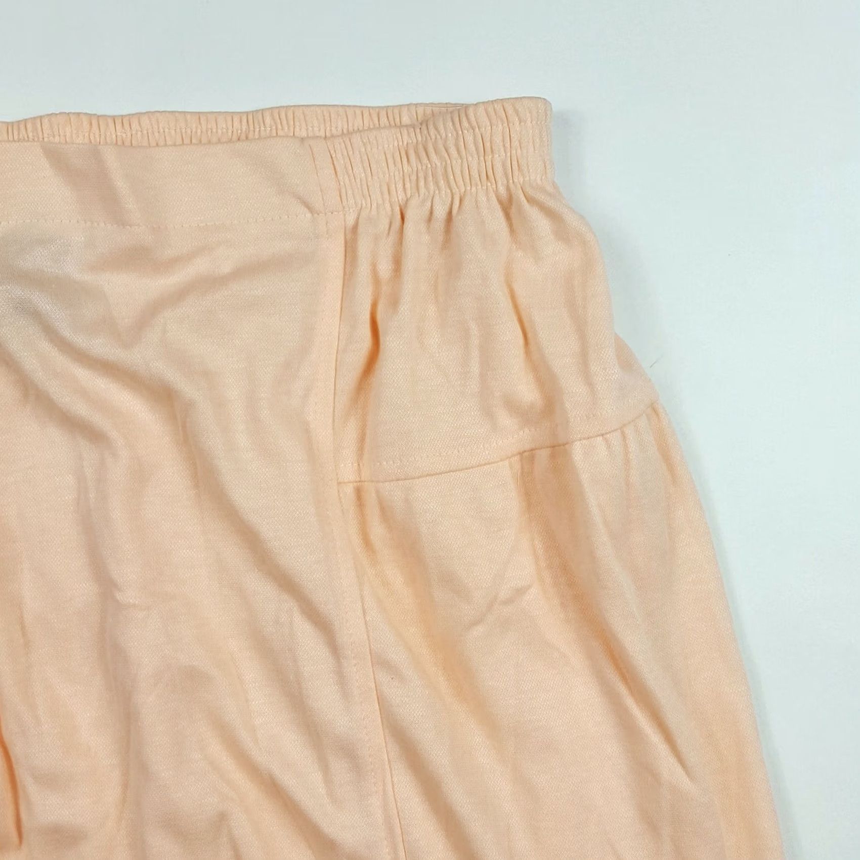 Prince VINTAGE Prince Sports Women's M Peach Tennis Golf Athletic Mini Skirt Short All Seasons Elastic Waist Logo Embroidered 90s Retro Womens Size 32" / US 10 / IT 46 - 2 Thumbnail