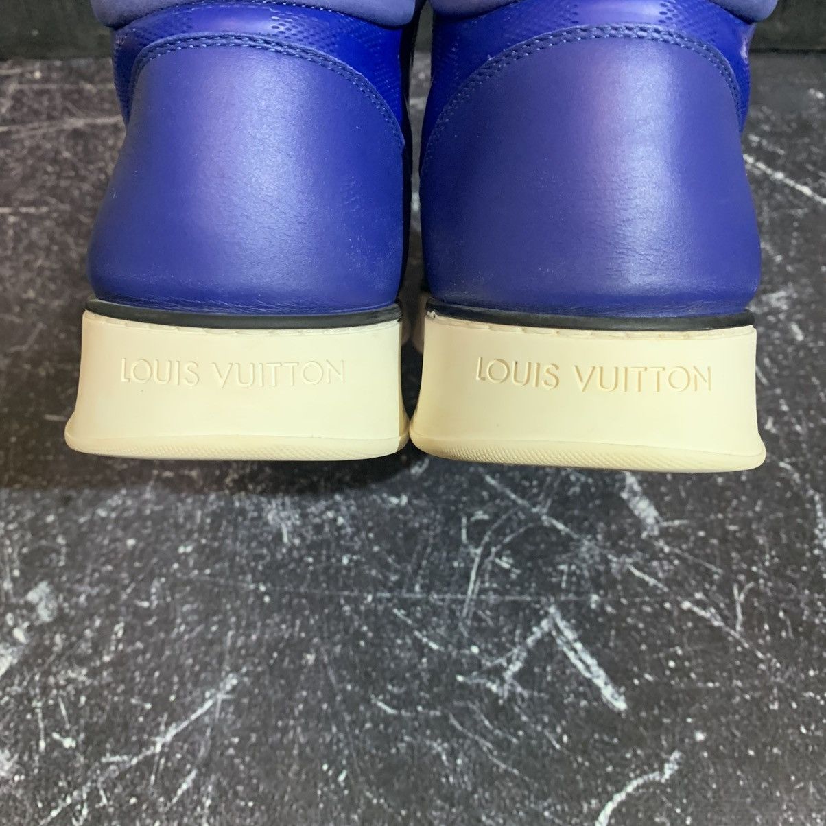 Louis Vuitton Louis Vuitton Blue Nubuck Leather Sneakers Size 8.5 Size US 8.5 / EU 41-42 - 10 Thumbnail