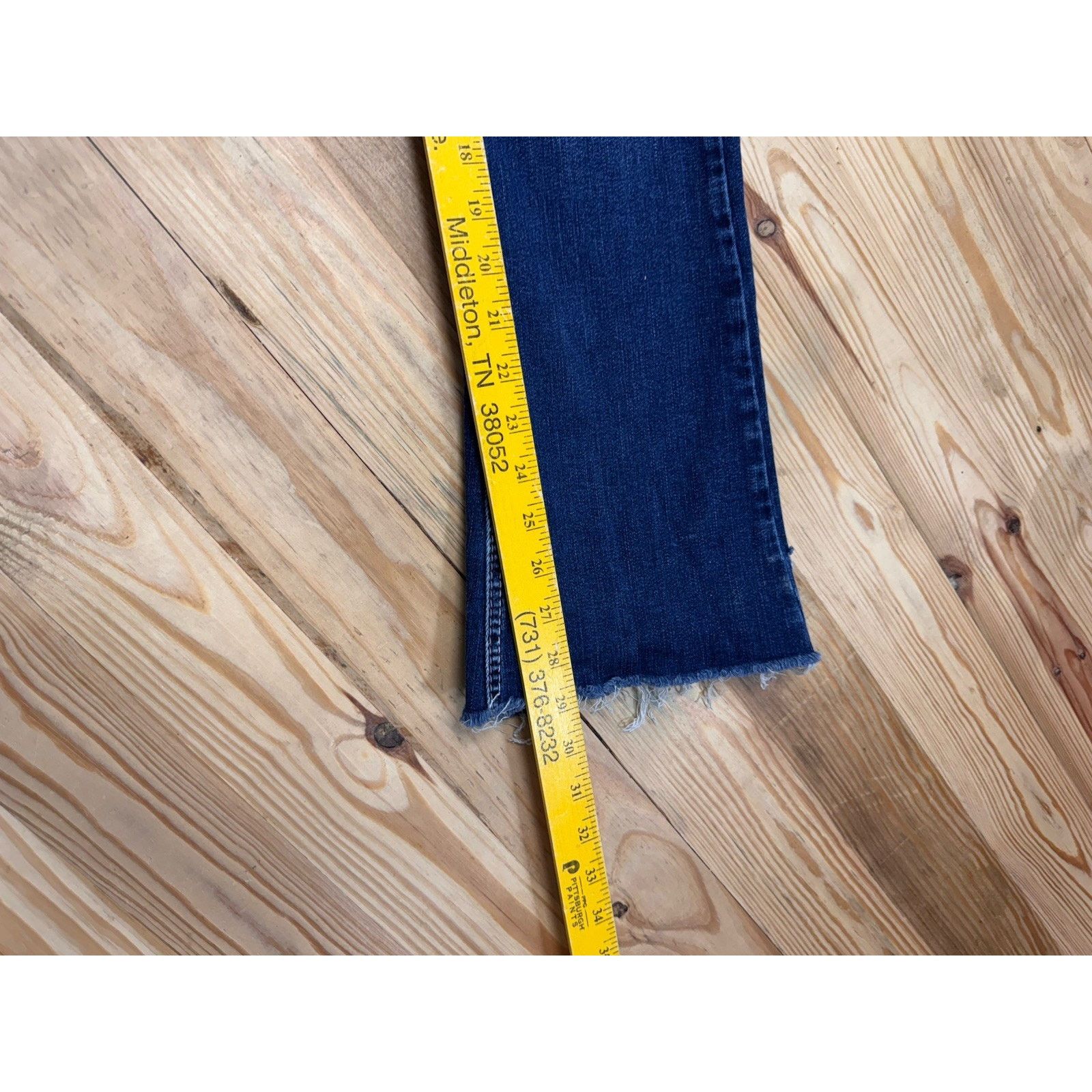 Silver Jeans Co. Silver Jeans Womens 25x29 Blue Denim Tuesday Slim Bootcut Size 25" / US 0 / IT 36 - 8 Thumbnail
