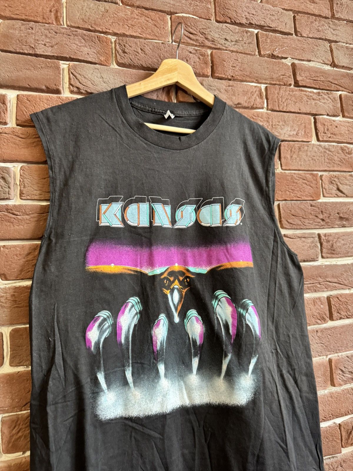 Band Tees Vintage 1990 KANSAS European Tour Rock Band Tee 90s Hrail Size US XL / EU 56 / 4 - 5 Thumbnail
