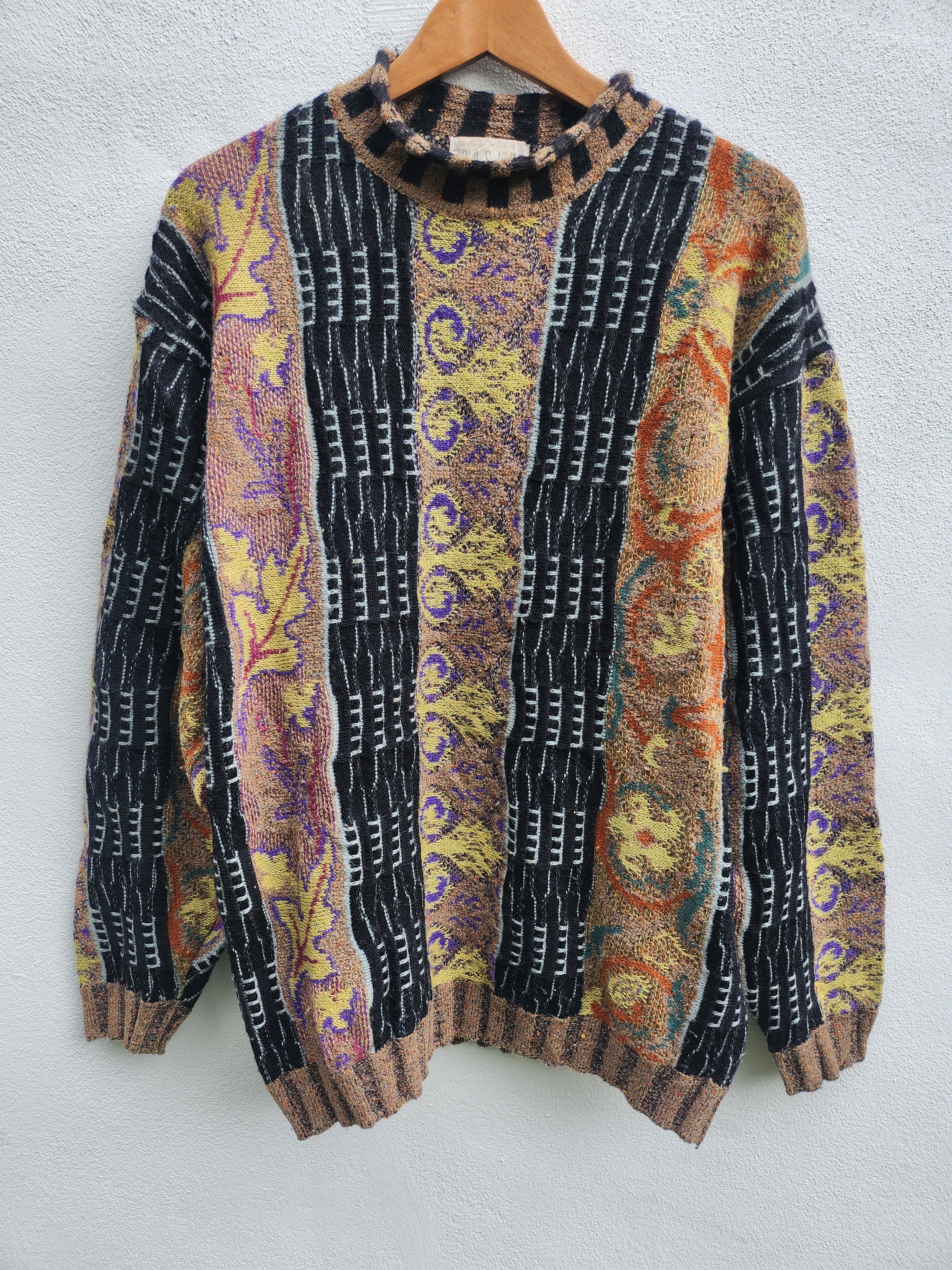 If Six Was Nine × Japanese Brand 💥Nice PASHU Multicolor Coogi Style Jumper Size US L / EU 52-54 / 3 - 3 Thumbnail