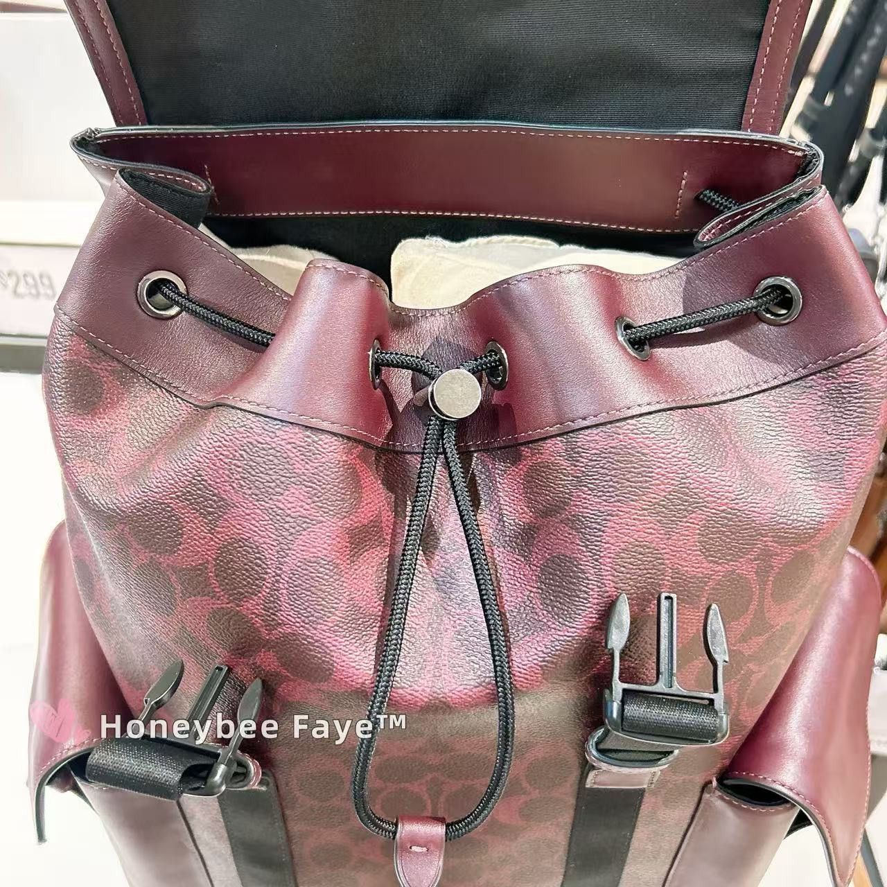 Coach MEN'S Clark Backpack In Signature Canvas CCF90 Size ONE SIZE - 7 Thumbnail