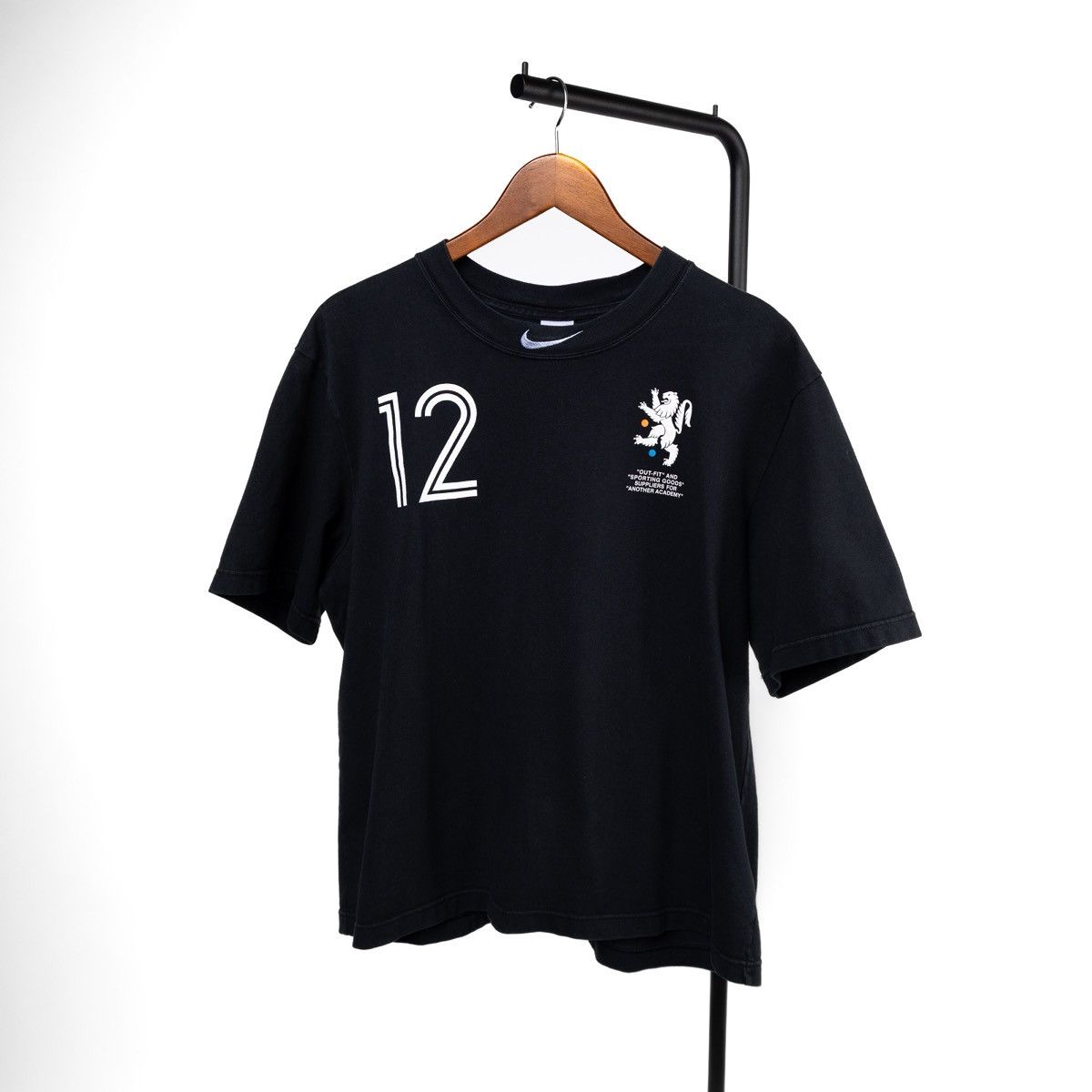 Nike × Off-White Nike x Off White Mens Black T-Shirt Logo Graphic Tee Eagle Size US S / EU 44-46 / 1 - 2 Thumbnail
