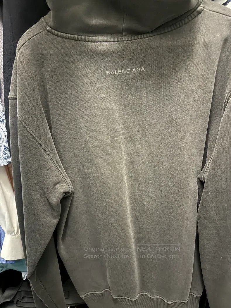 Balenciaga Balenciaga Gray men's sweatshirt/hoodie Size US S / EU 44-46 / 1 - 7 Thumbnail