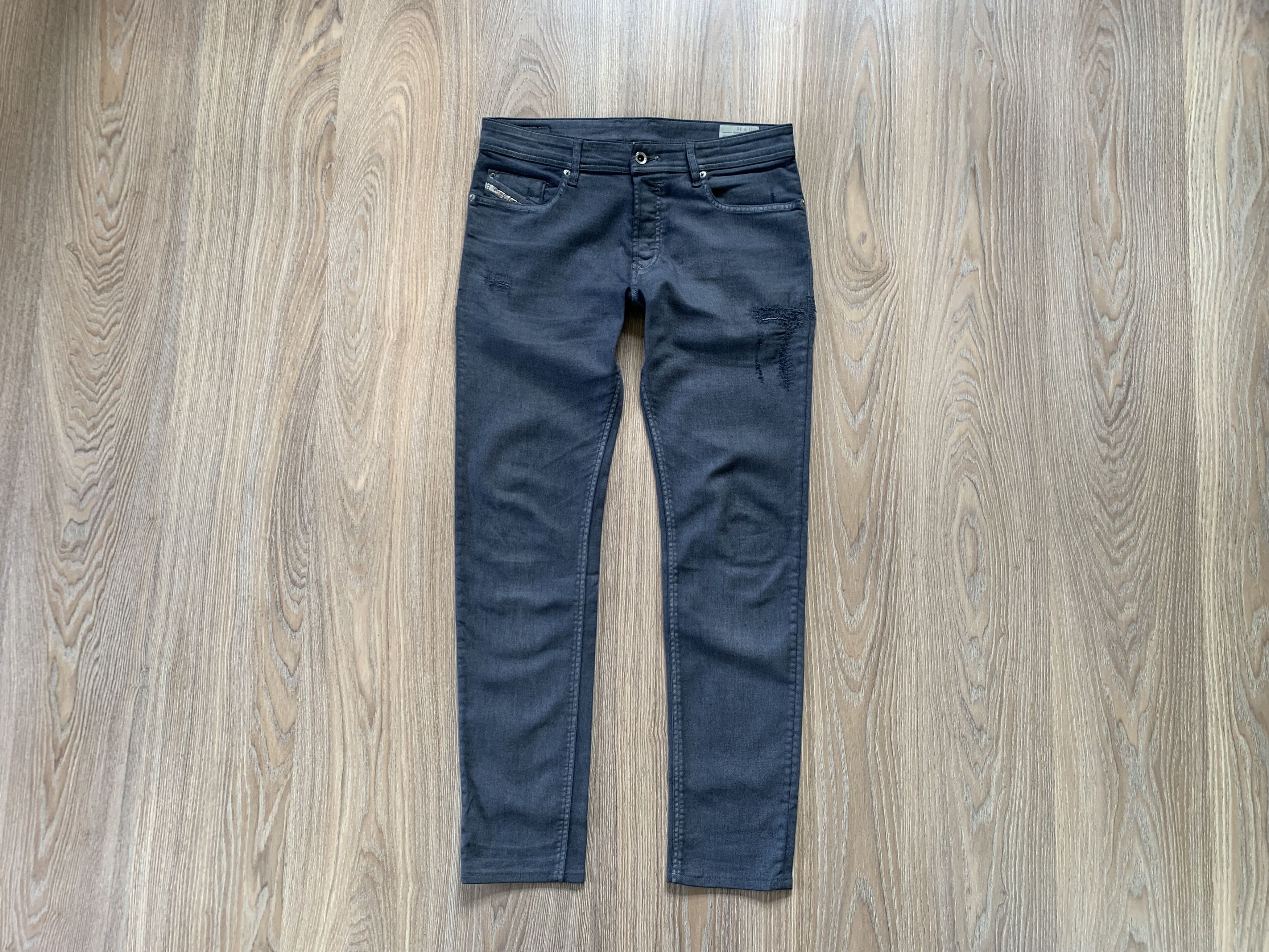 Diesel Diesel Sleenker Slim Skinny Gray Stretch Jeans Size US 31 - 1 Thumbnail