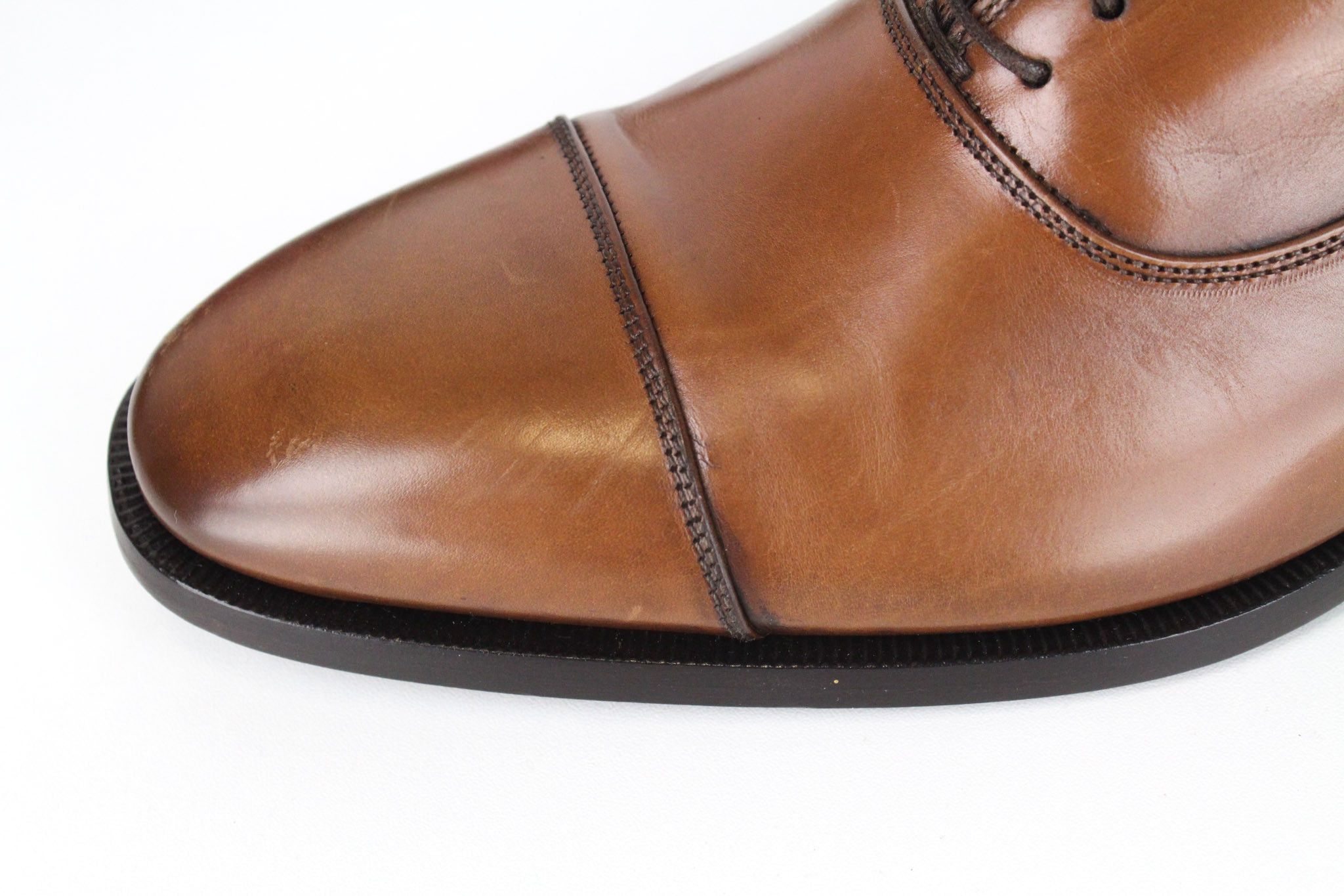 Suitsupply EU42 Brown Leather Laced Low-Top 72345 Size US 9 / EU 42 - 17 Thumbnail