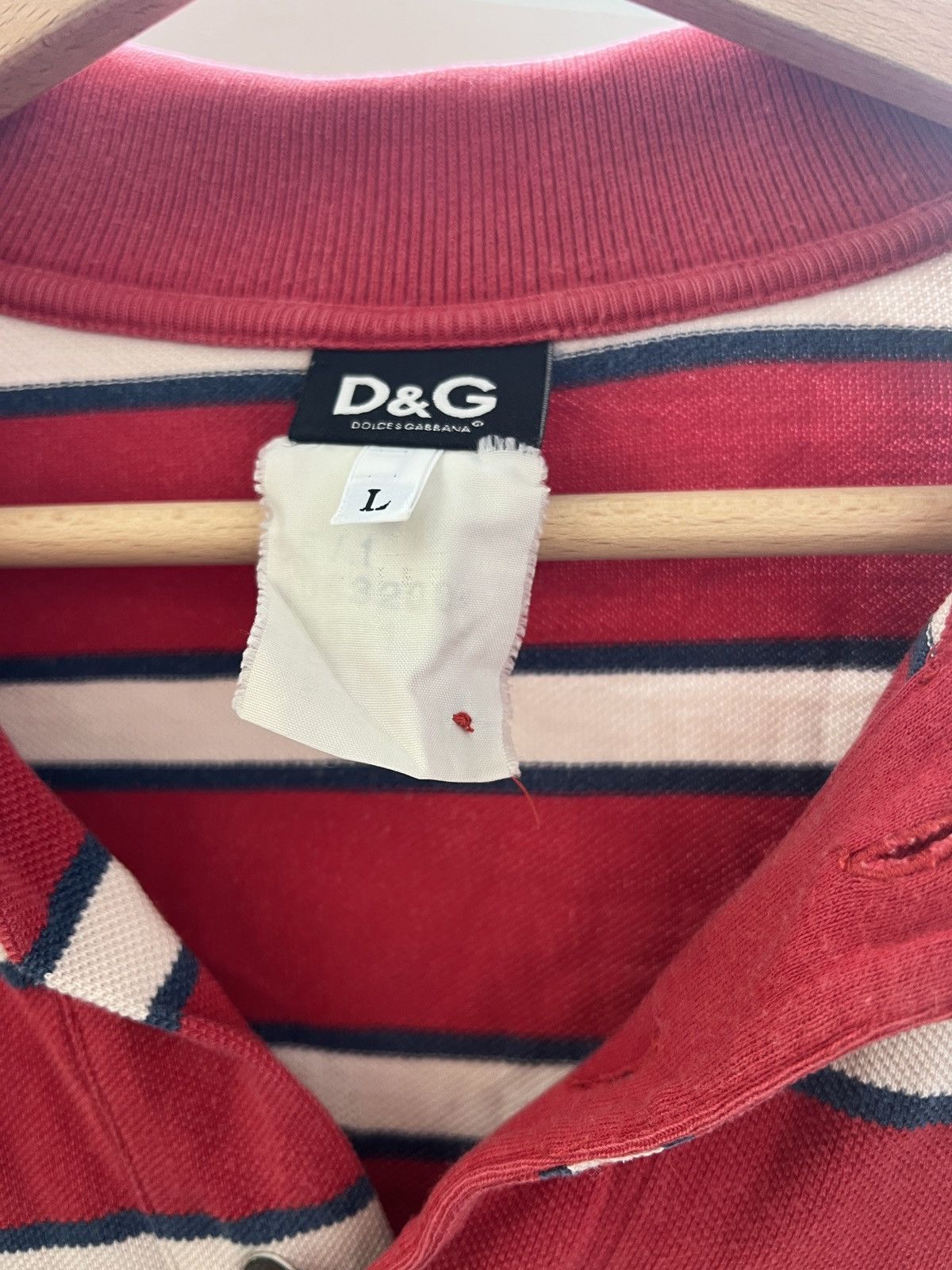 Dolce & Gabbana Vintage Dolce & Gabbana long sleeve polo Size US L / EU 52-54 / 3 - 3 Thumbnail